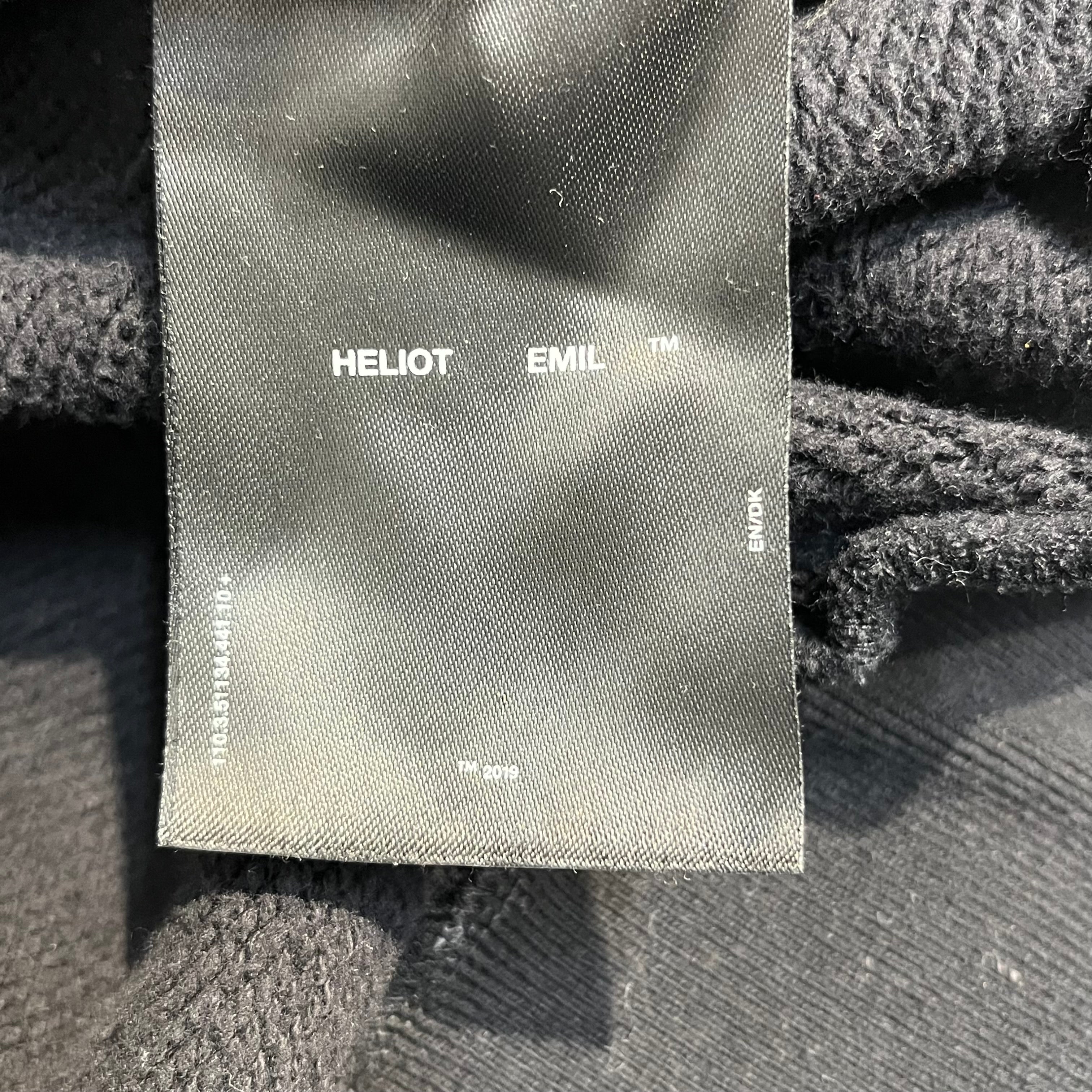 HELIOT EMIL/Hoodie/M/Cotton/GRY/KNITTED VEST/HOODIE view 4