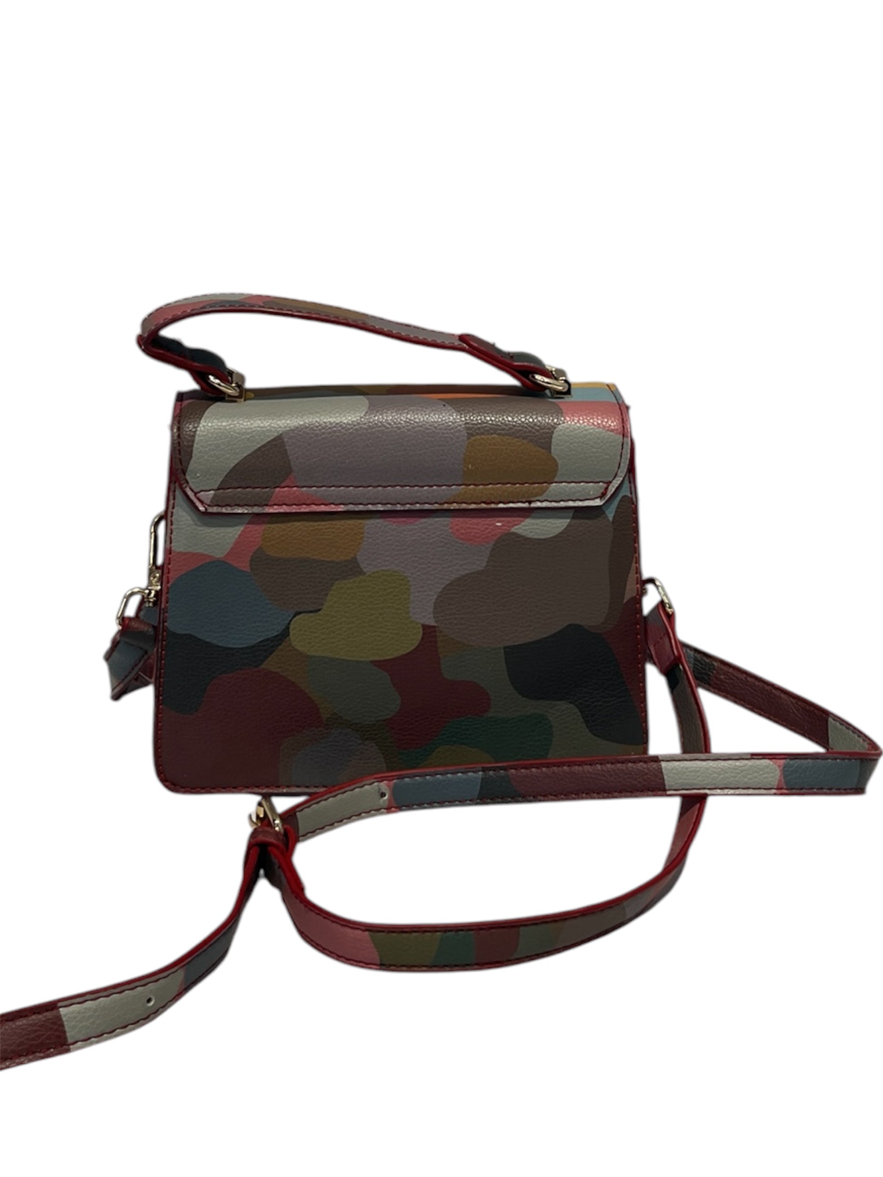 KIDSUPER STUDIOS/Cross Body Bag/All Over Print/Leather/MLT/KISSING FACE BAG view 3