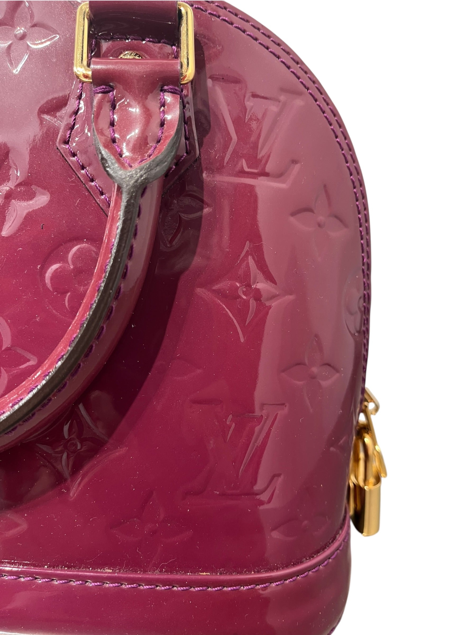 LOUIS VUITTON/Bag/Faux Leather/BRD/VERNIS ALMA view 8