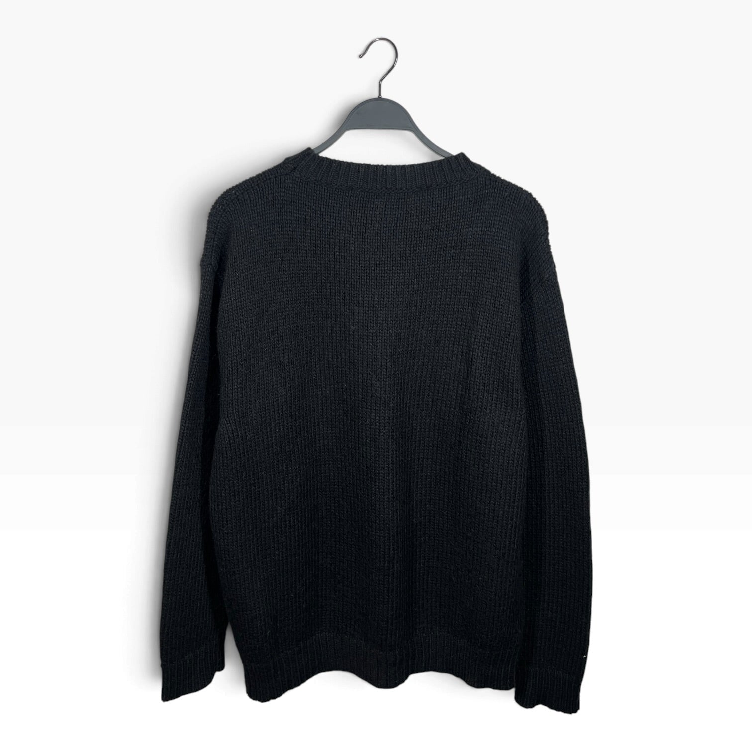 OFF-WHITE/Sweater/L/Wool/BLK/CORNER LOGO view 2