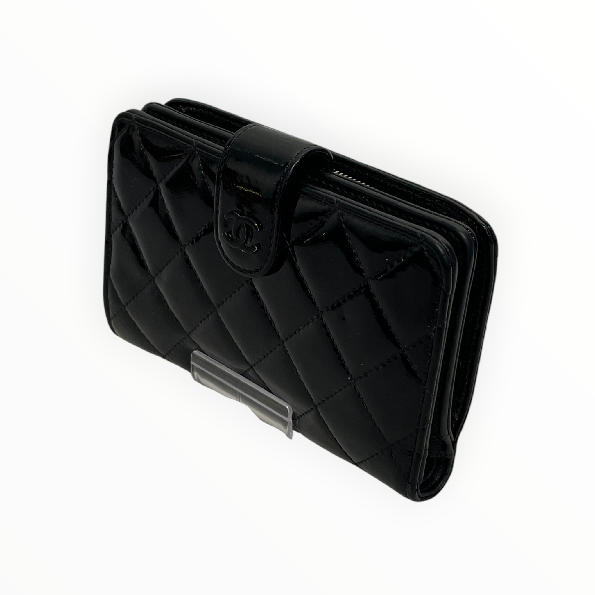 CHANEL/Wallet/Leather/BLK/L's/ view 3