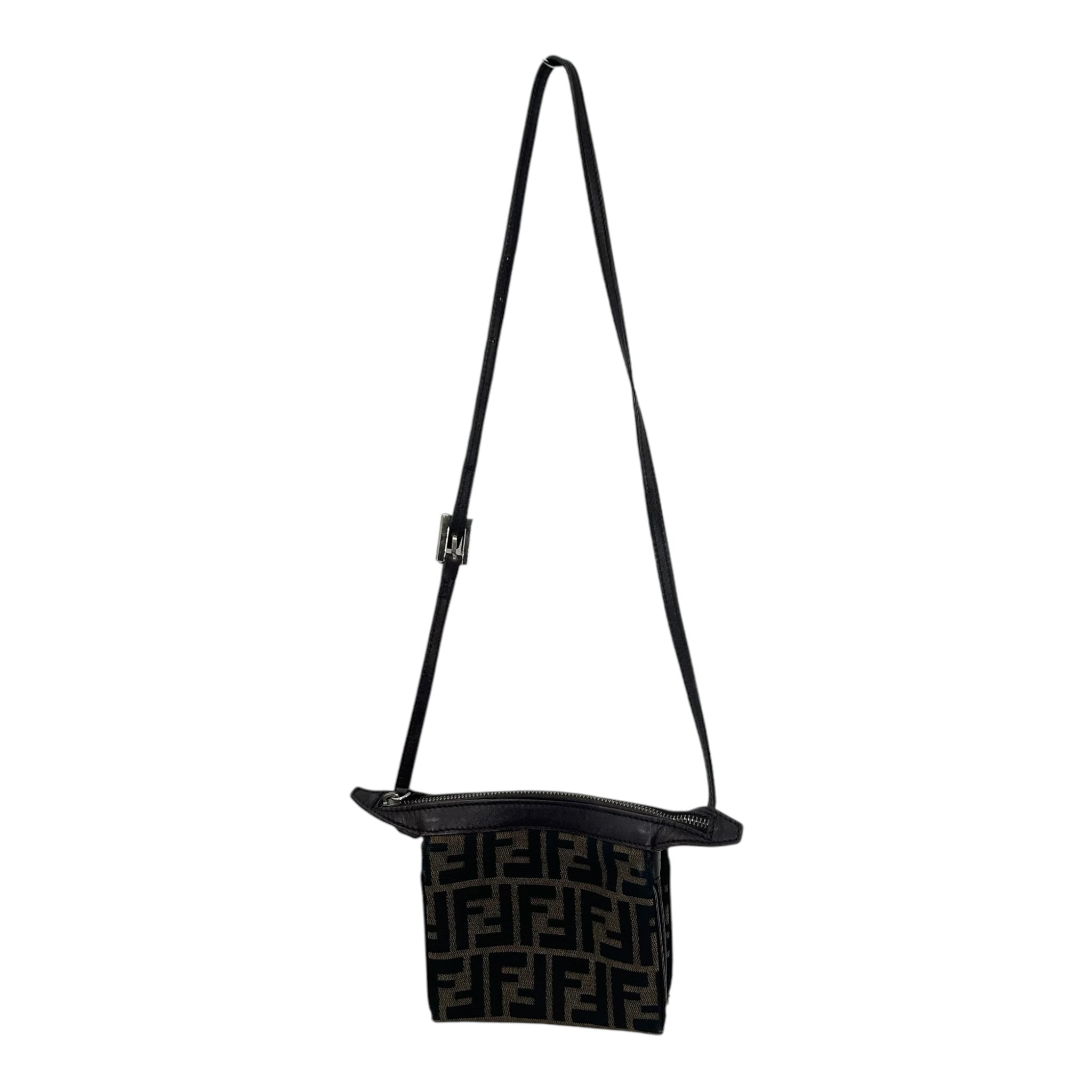 FENDI/Zucca/CanvasShoulderBag/Cotton/BRW view 1