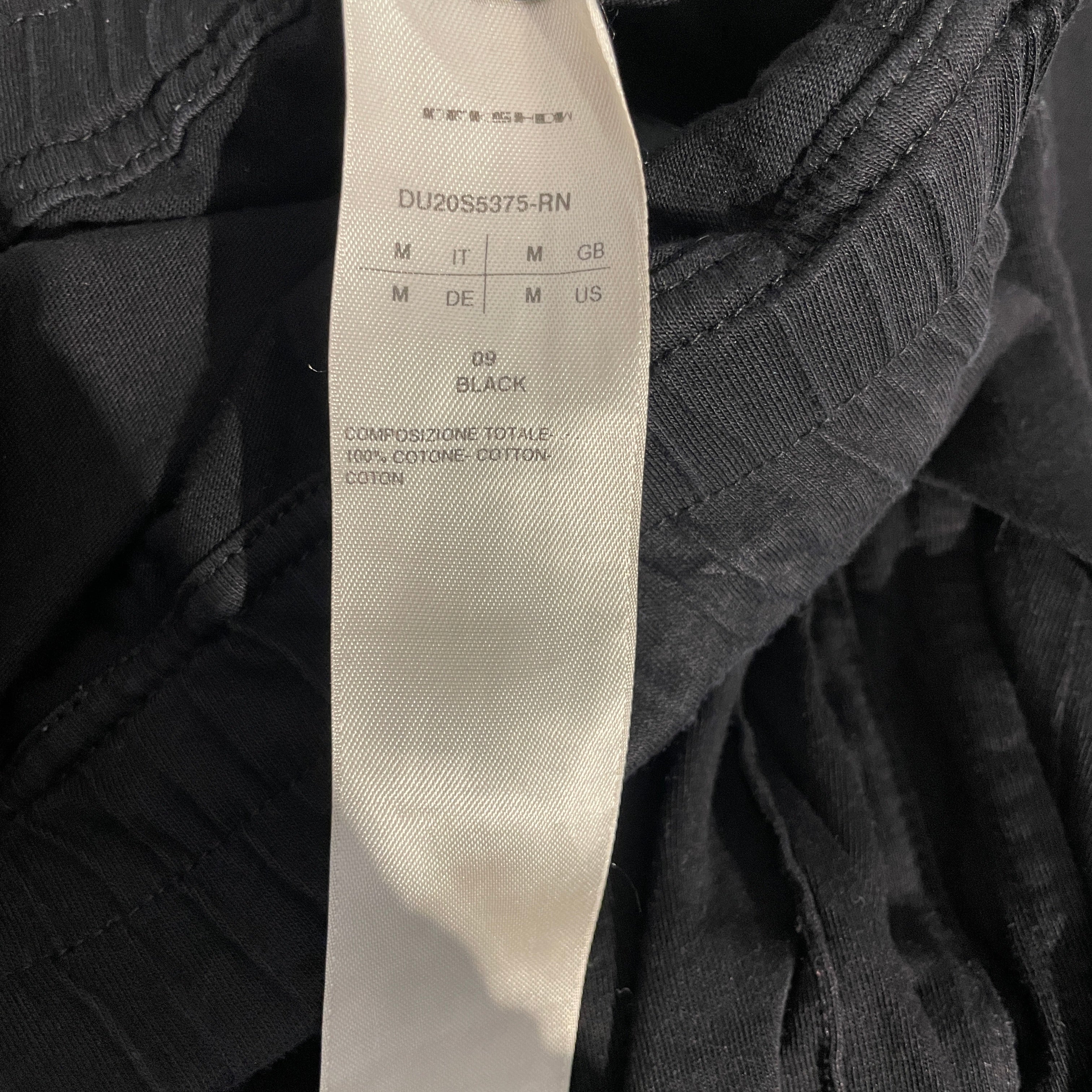 RICK OWENS DRKSHDW/Shorts/M/Cotton/BLK/DROP CROTCH view 3