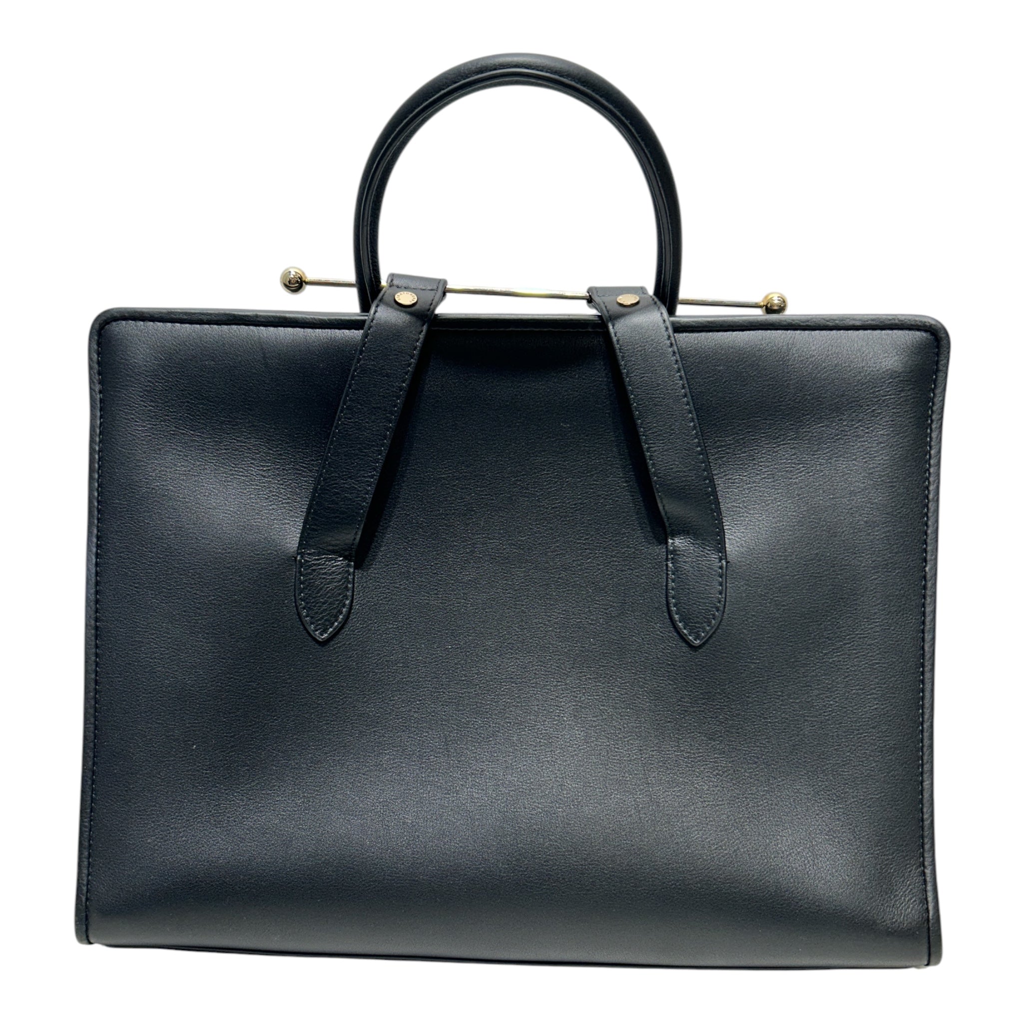 STRATHBERRY/Bag/Leather/BLK/BAR CLOSURE view 2