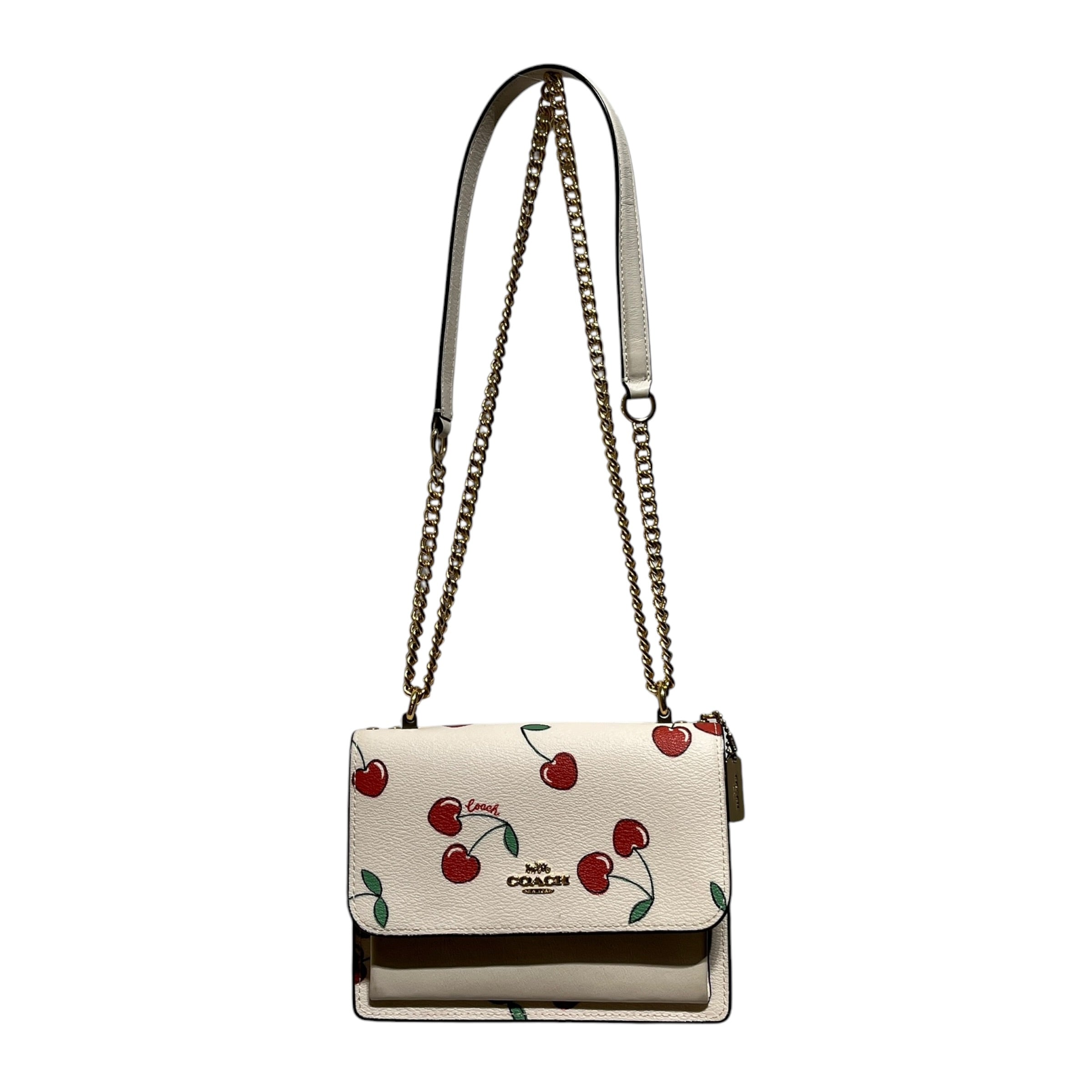 COACH/Cross Body Bag/Leather/WHT/CHERRY PRINT view 1