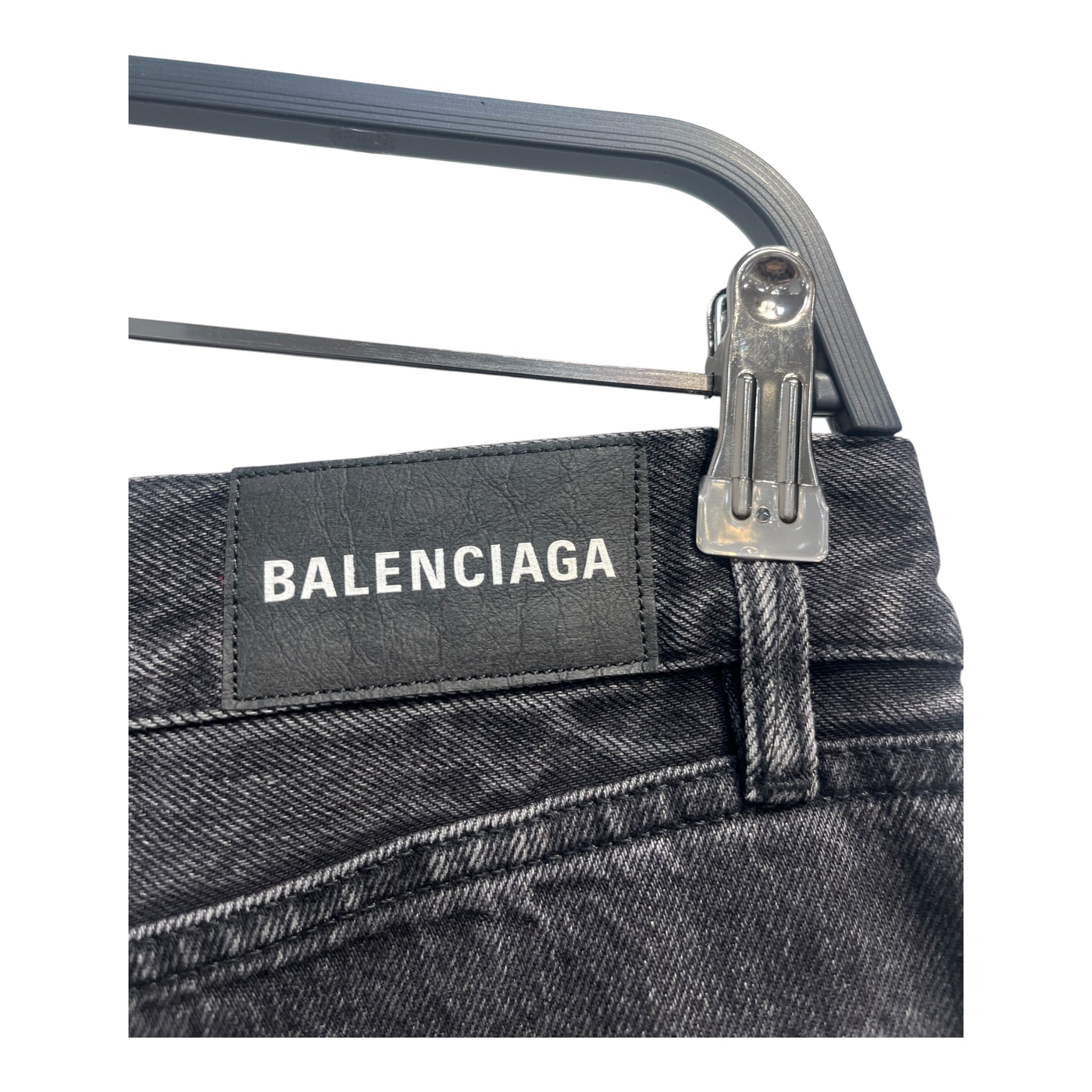BALENCIAGA/Pants/32/Cotton/GRY/HEMMED 2019 FADED view 4