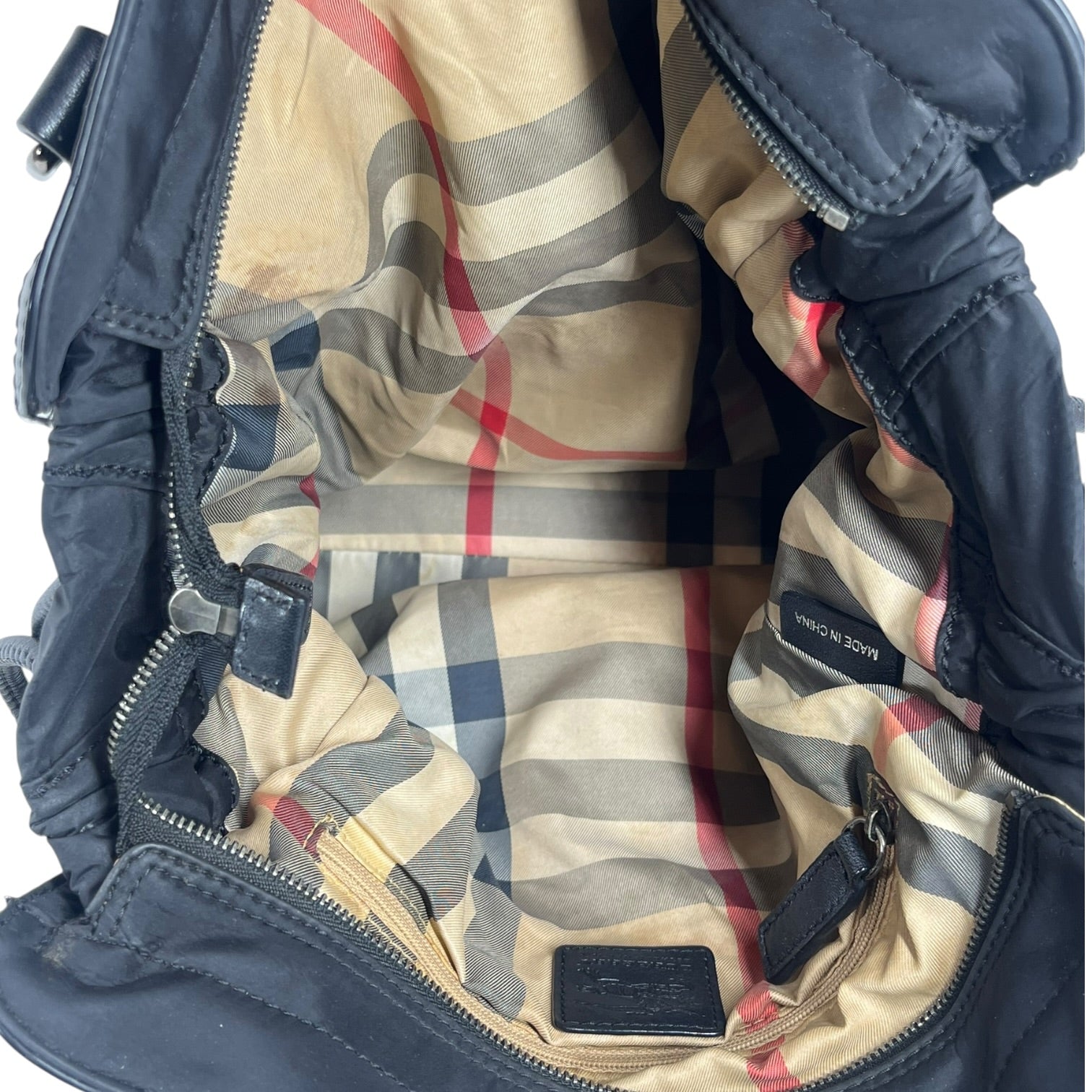 BURBERRY/Hand Bag/Nylon/BLK/SILVER HARDWARE view 4