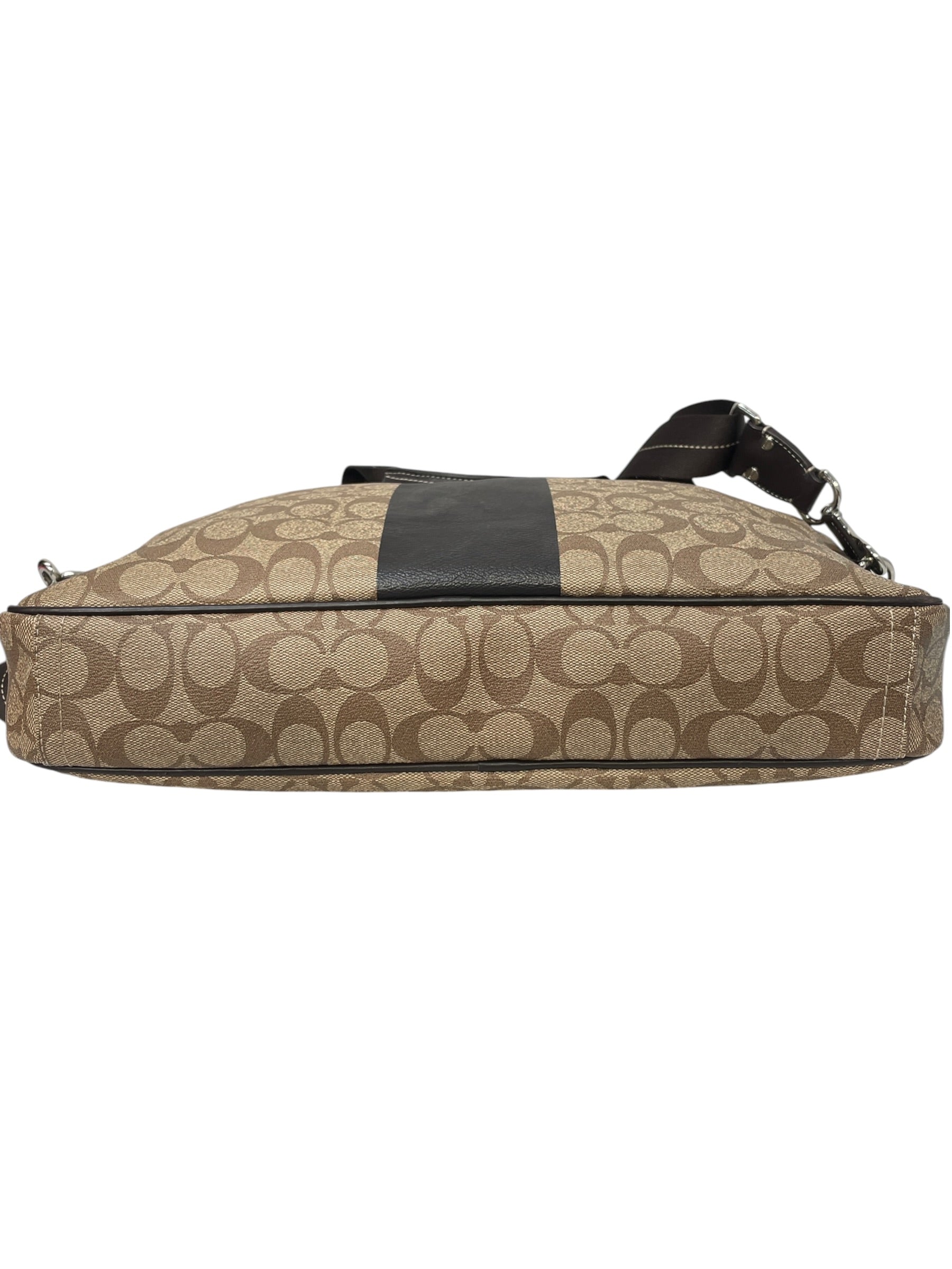 COACH/Briefcase/Monogram/Leather/CML/f70592 vert stripe view 3