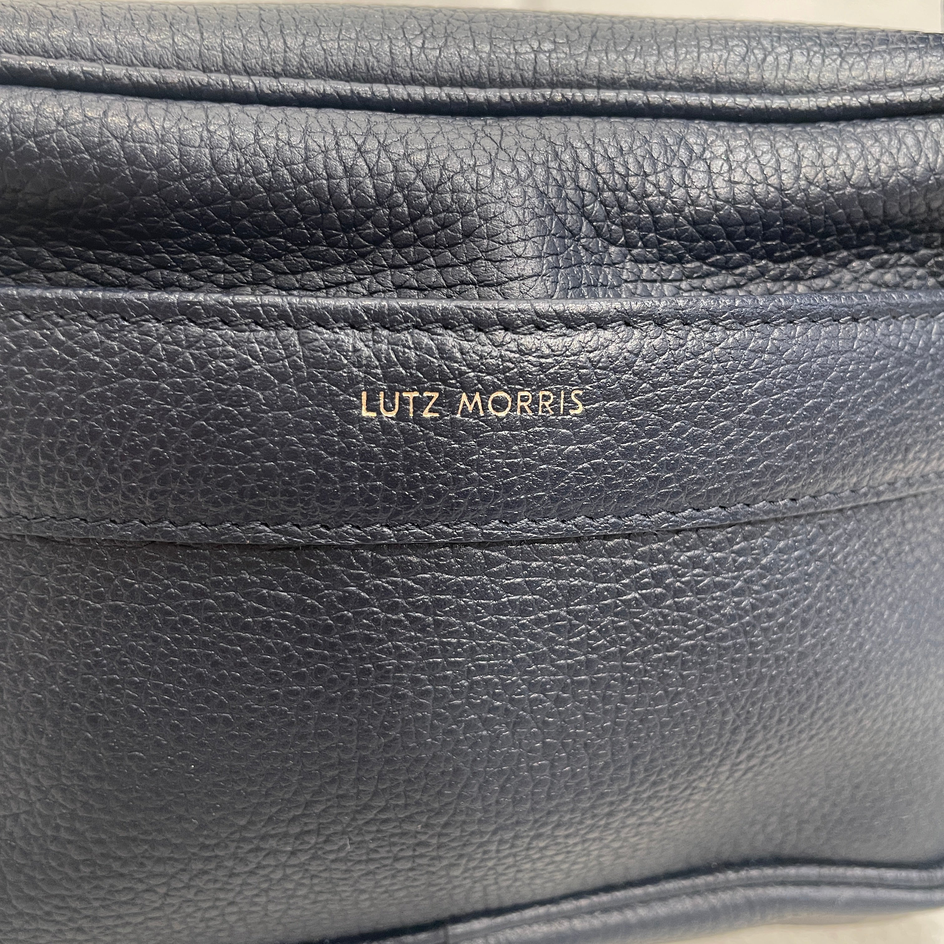 LUTZ MORRIS/Cross Body Bag/Leather/NVY/CROC LEATHER MAYA BAG view 4