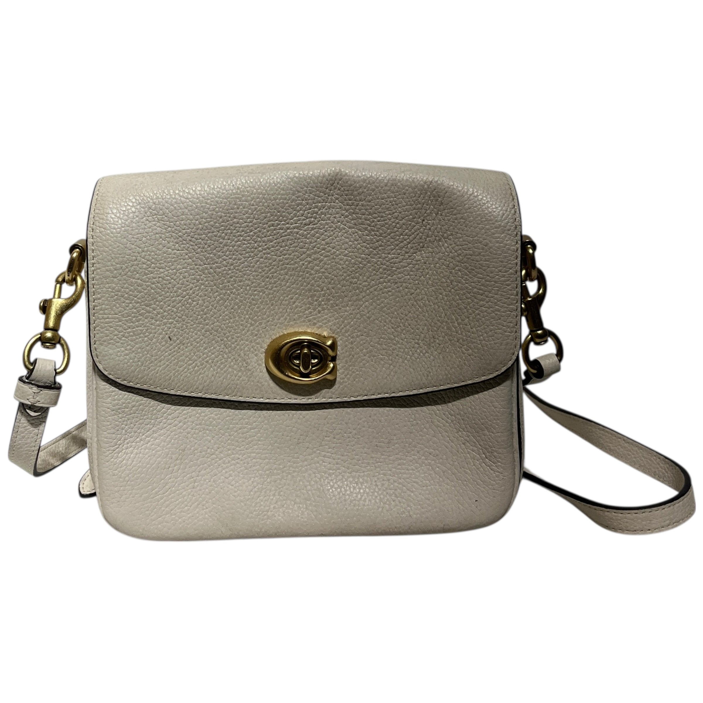 COACH/Cross Body Bag/Leather/CRM/Cassie Crossbody view 1