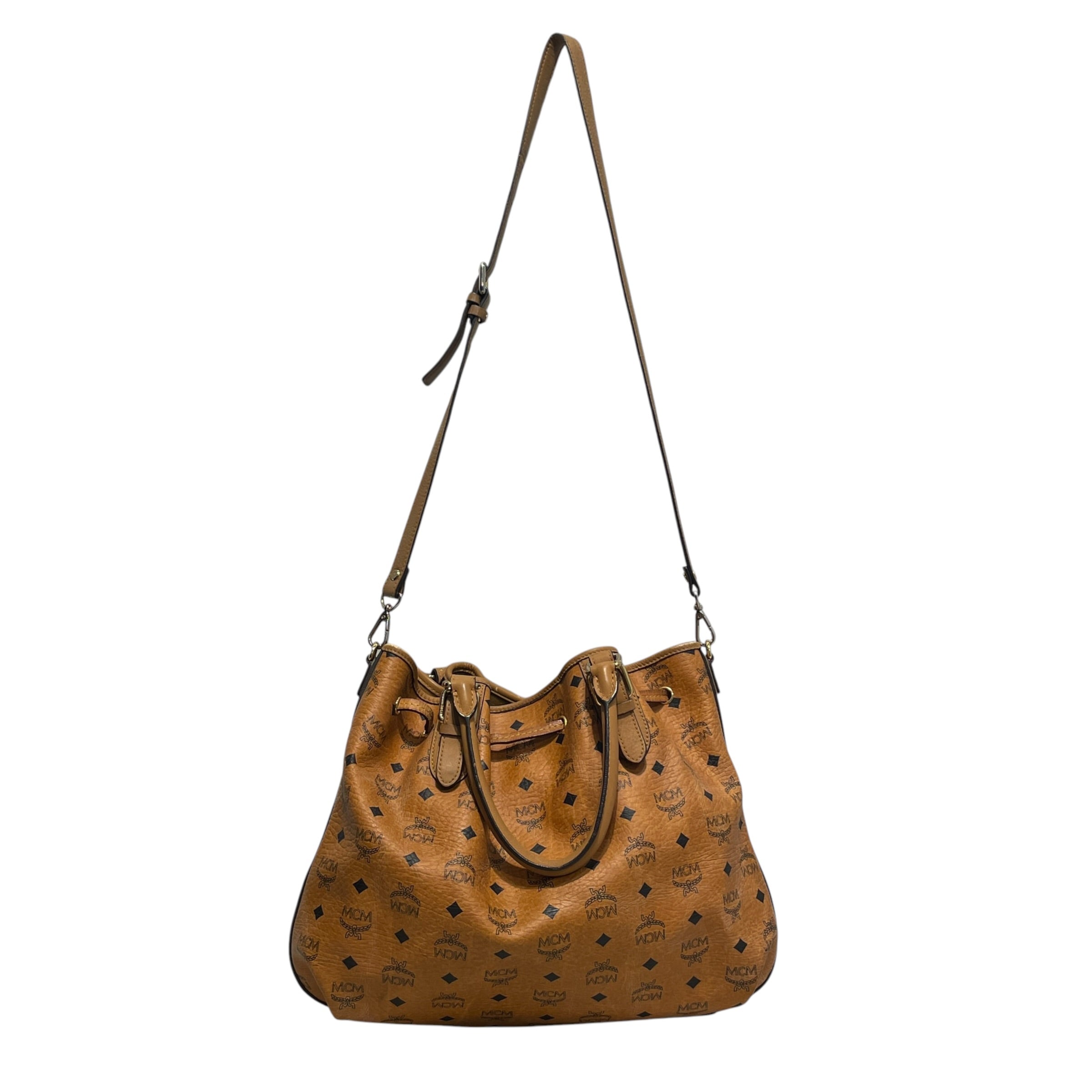 MCM/Hand Bag/Monogram/Leather/BRW/Monogram Handbag view 2