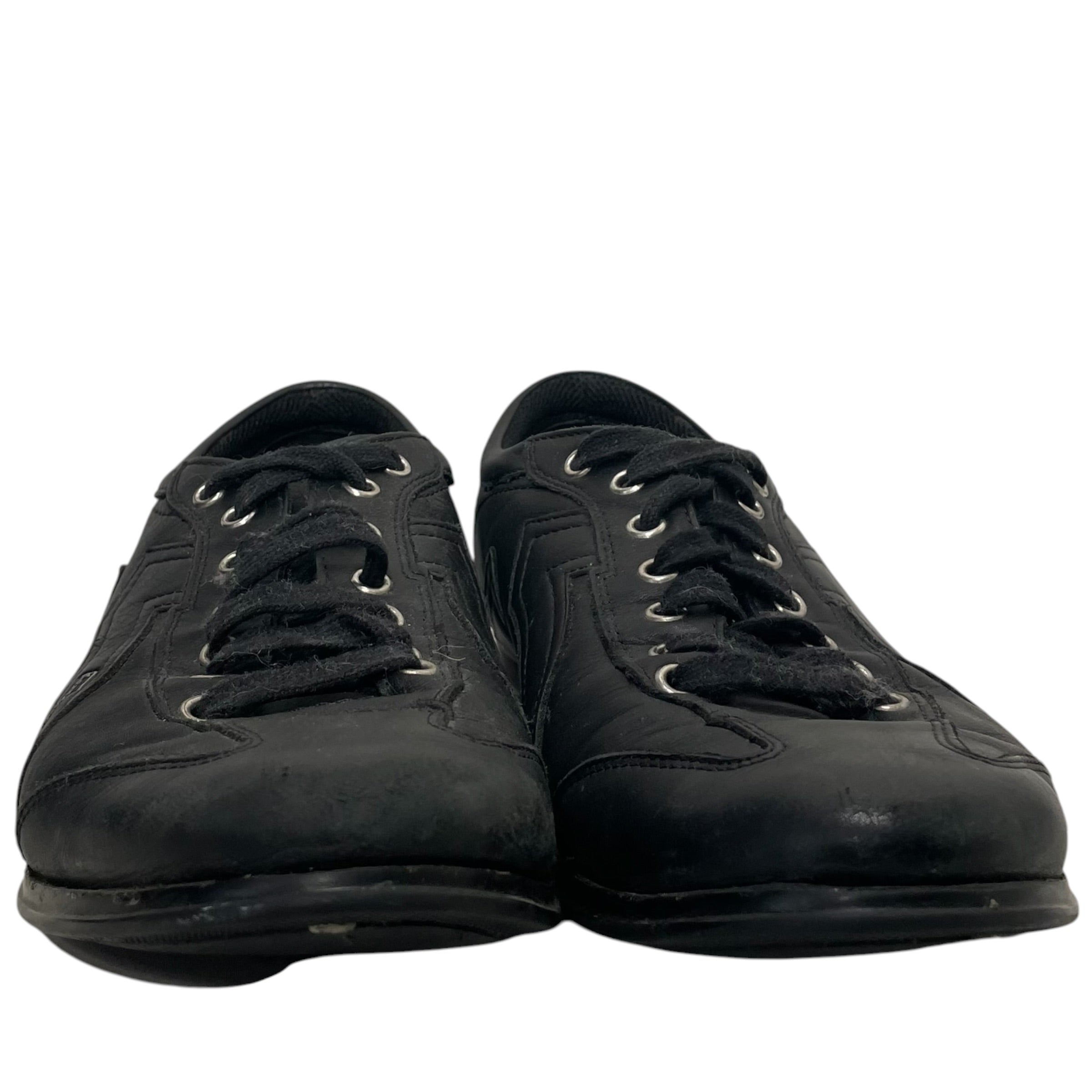 Salvatore Ferragamo/Low-Sneakers/US 8.5/Leather/BLK/ view 5