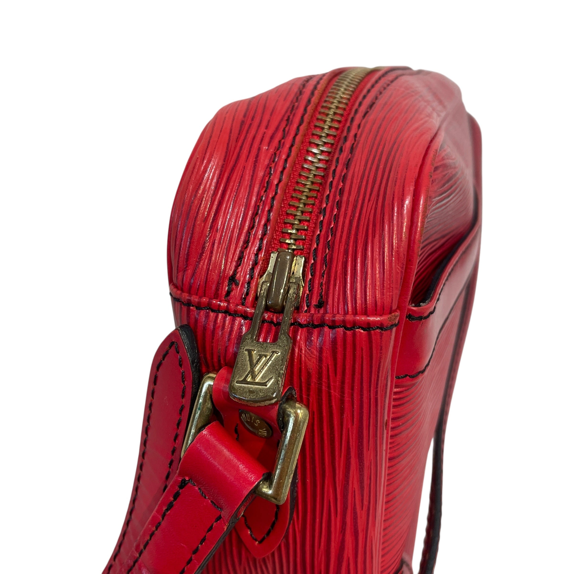 LOUIS VUITTON/Cross Body Bag/Leather/RED/Epi Trocadero Castillian Red view 3