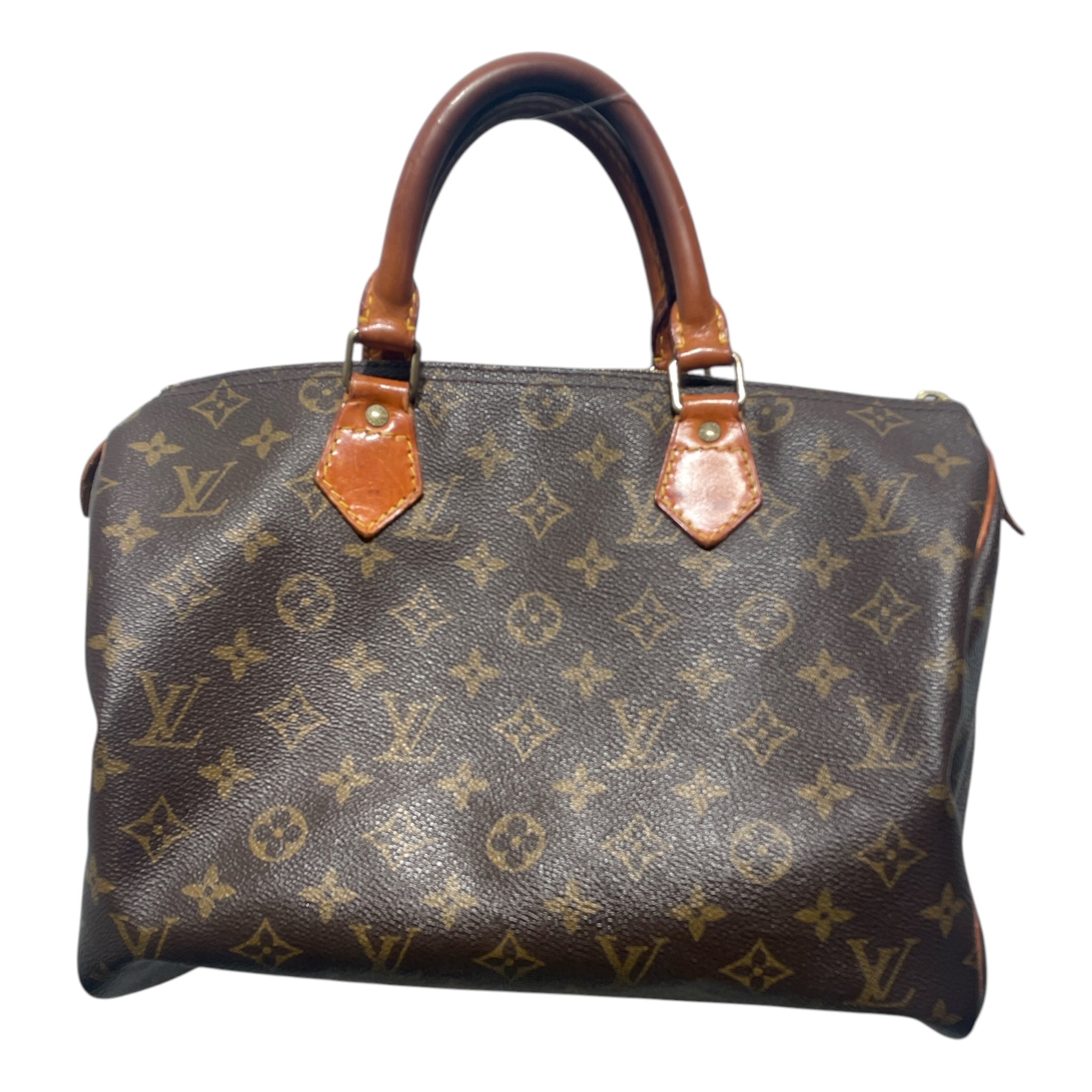 LOUIS VUITTON/Hand Bag/Monogram/Leather/BEG/VINTAGE SPEED BAG/MONOGRAN view 2
