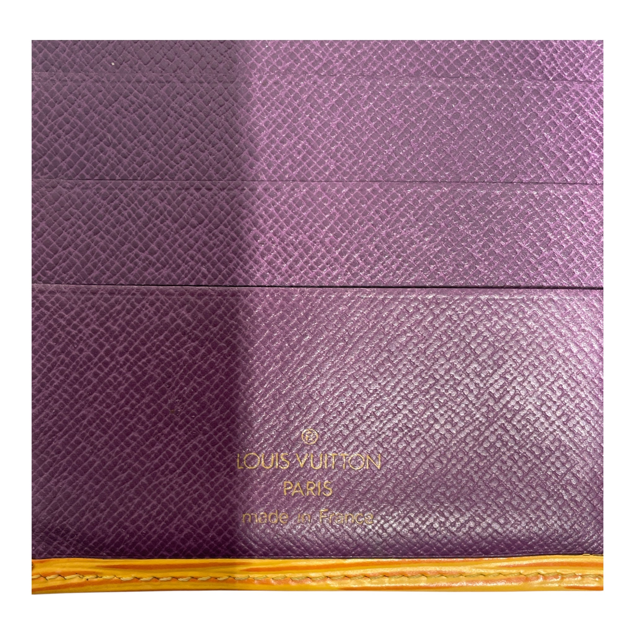 LOUIS VUITTON/Bifold Wallet/Leather/YEL/ view 4