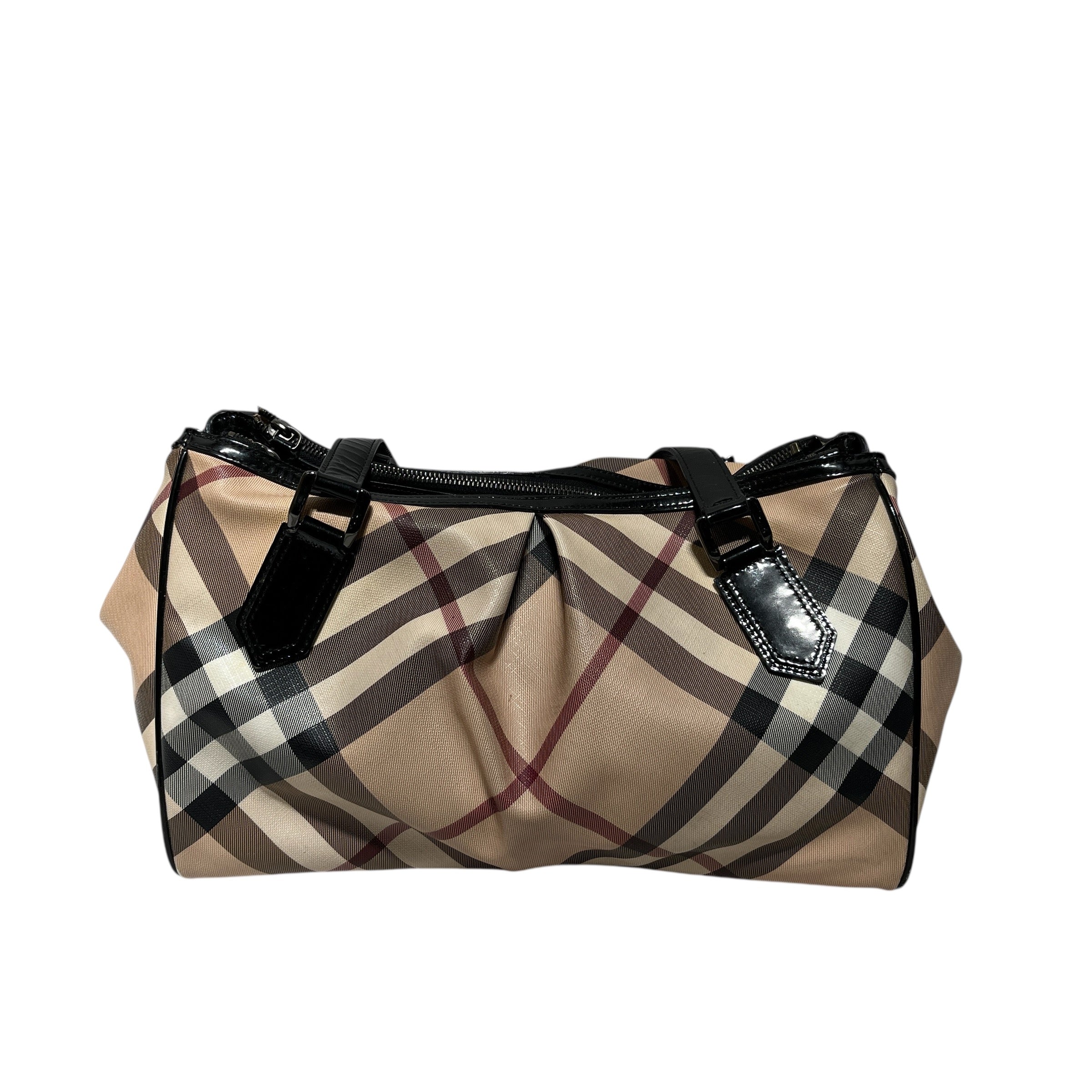 BURBERRY/Bag/Plaid/BEG/trim supernova check view 1