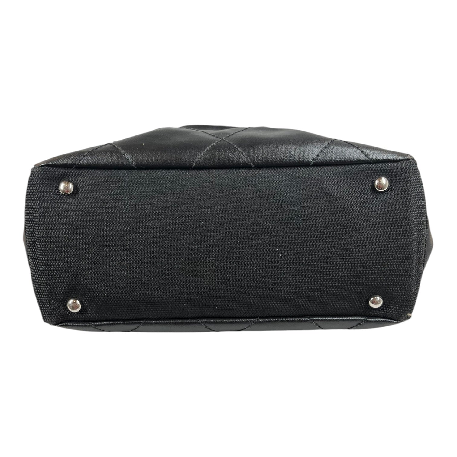 CHANEL/Hand Bag/Leather/BLK/SMALL PARIS-BIARRITZ view 5