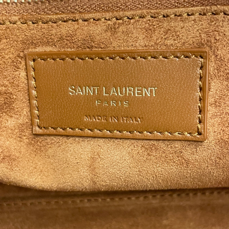 SAINT LAURENT/Hand Bag/Animal Pattern/Leather/BLK/Le 5 a 7