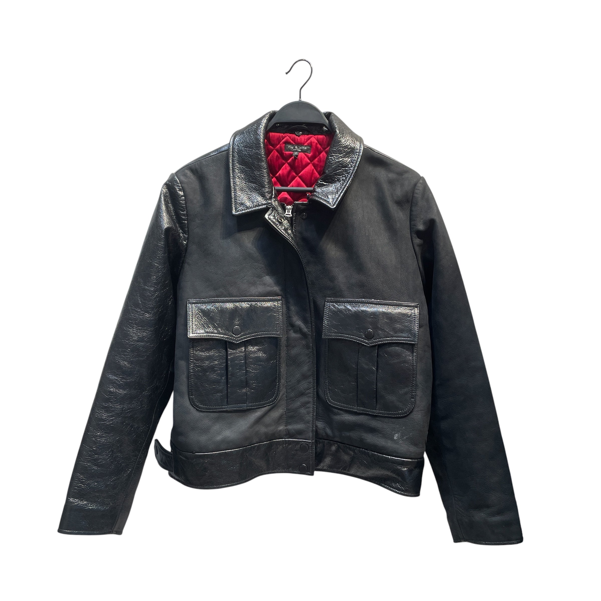 rag & bone/Leather Jkt/M/Leather/BLK/ view 1