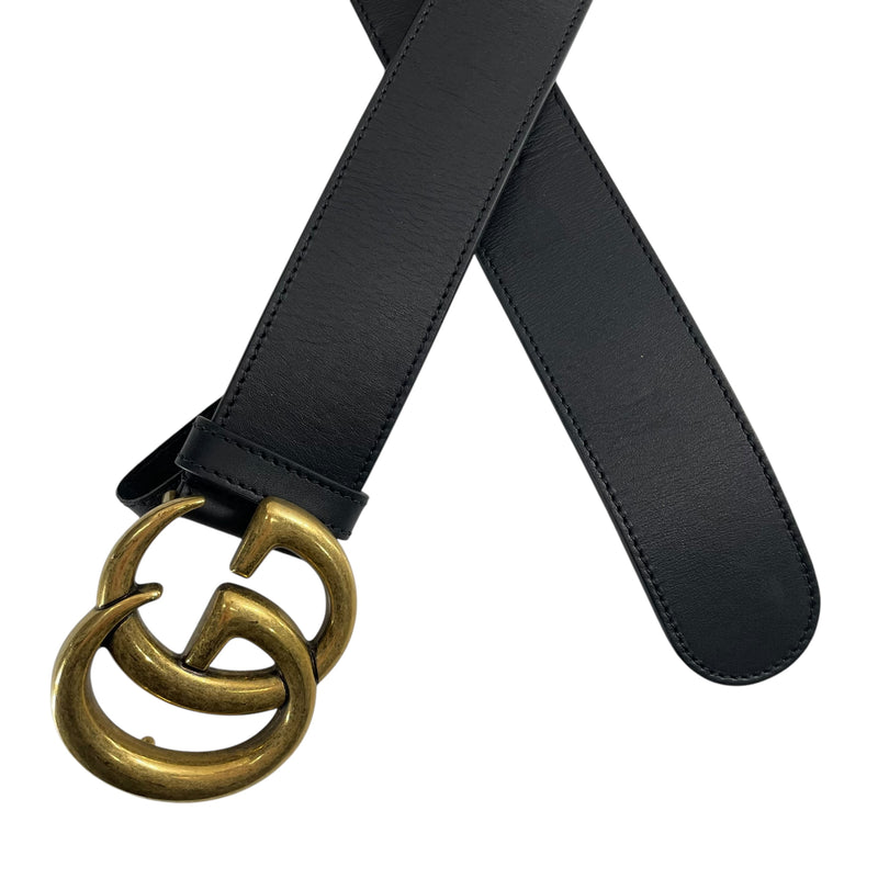 GUCCI/Belt/Leather/BLK/