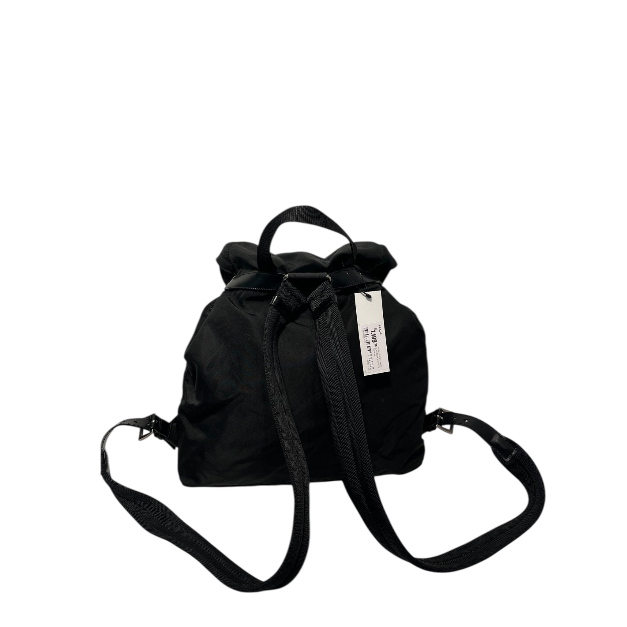 PRADA/Backpack/Nylon/BLK/PRADA NYLON BSCKPACK view 3