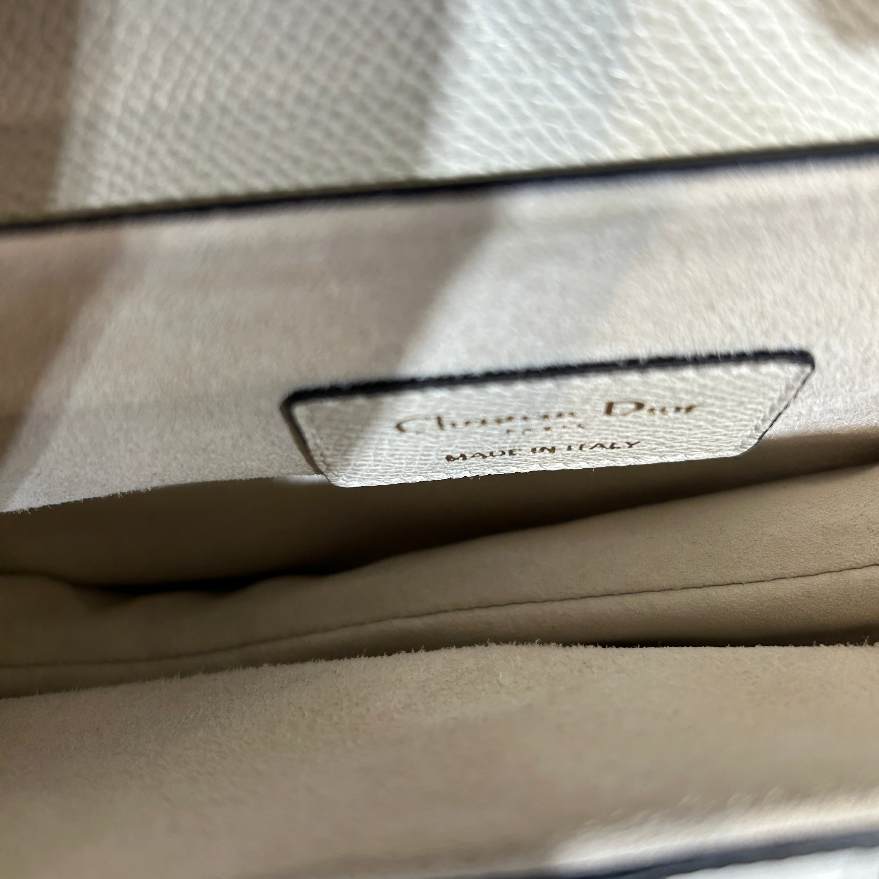 Christian Dior/Bag/Leather/WHT/Saddle view 4