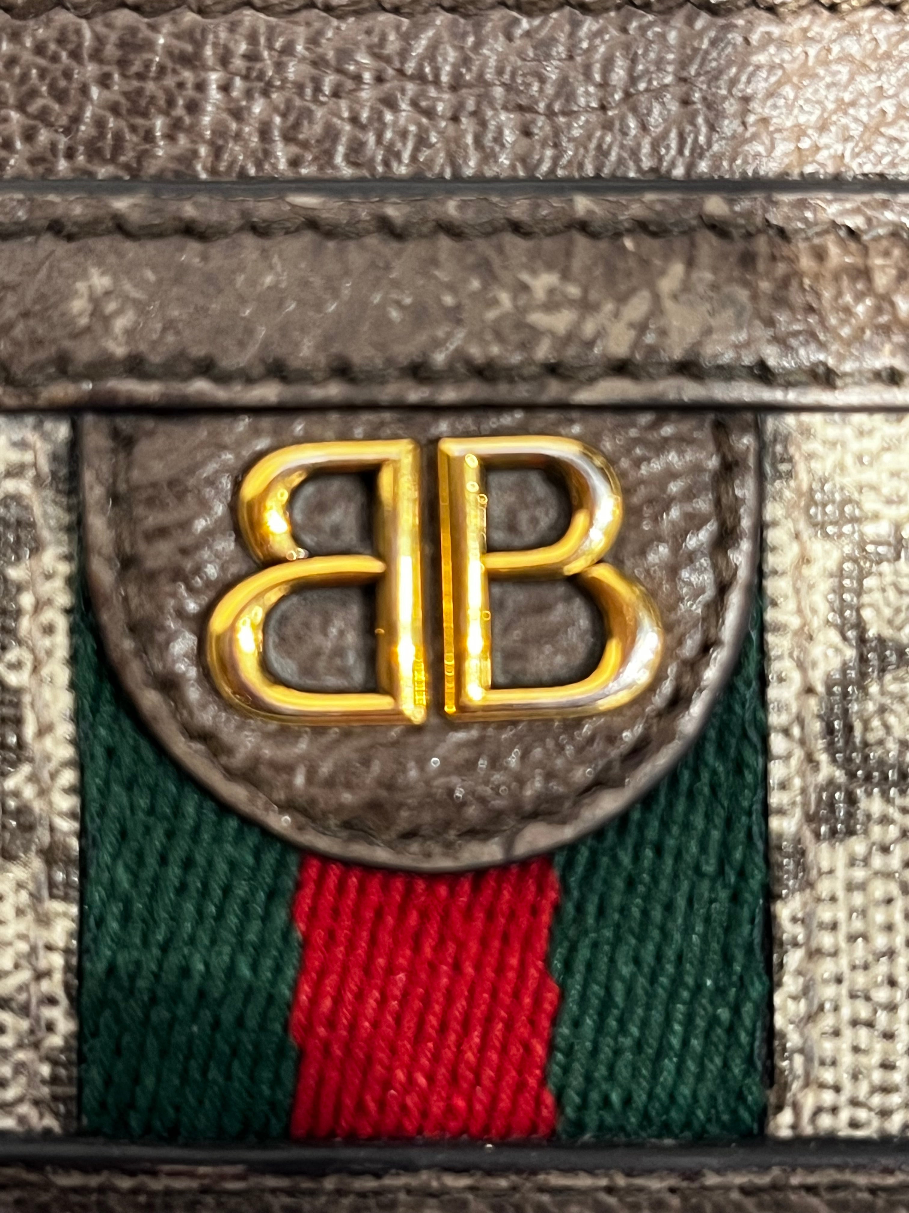 BALENCIAGA/GUCCI/Wallet/Monogram/Leather/BRW/HACKER CARD HOLDER view 4