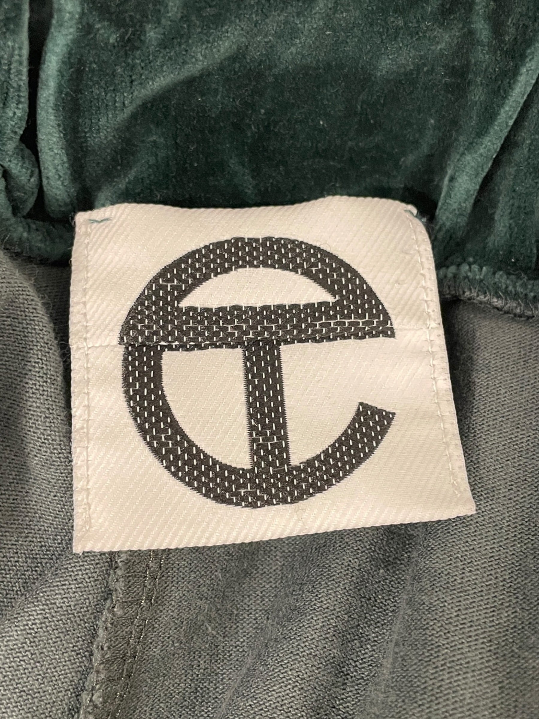 Telfar/Straight Pants/S/Cotton/GRN/VELOUR view 3