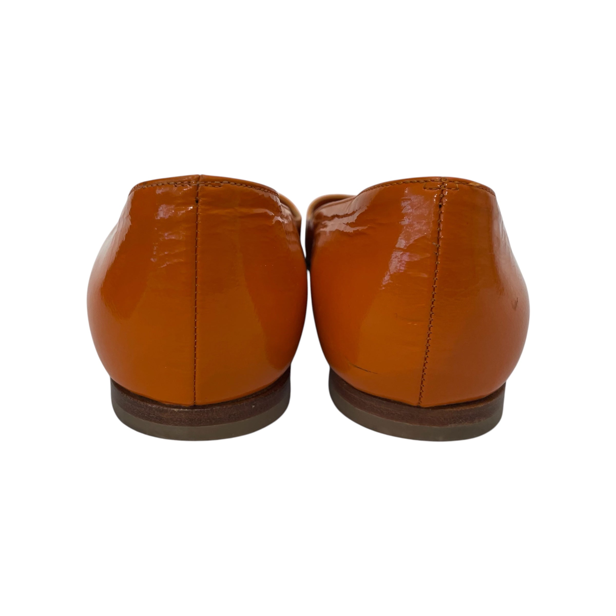 MANOLO BLAHNIK/Flat Shoes/US 7.5/ORN/ORANGE BALLET FLATS view 4
