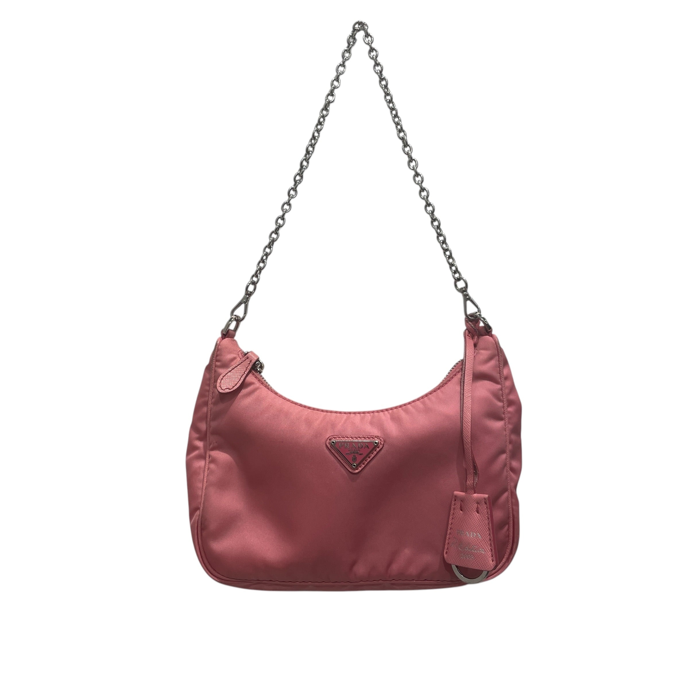 PRADA/Hand Bag/Nylon/PNK/REEDITION 2005 view 2