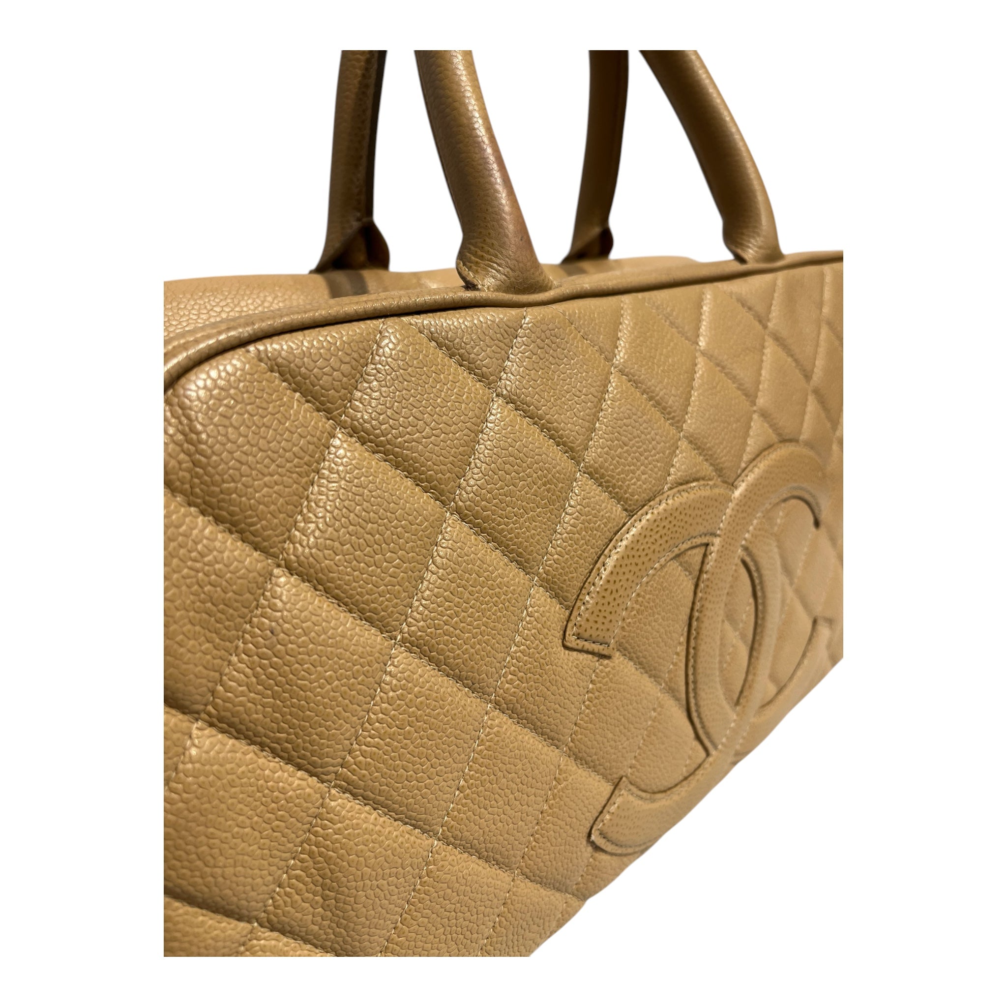 CHANEL/Hand Bag/Leather/CML/CAVIAR-BOWLER BAG view 5