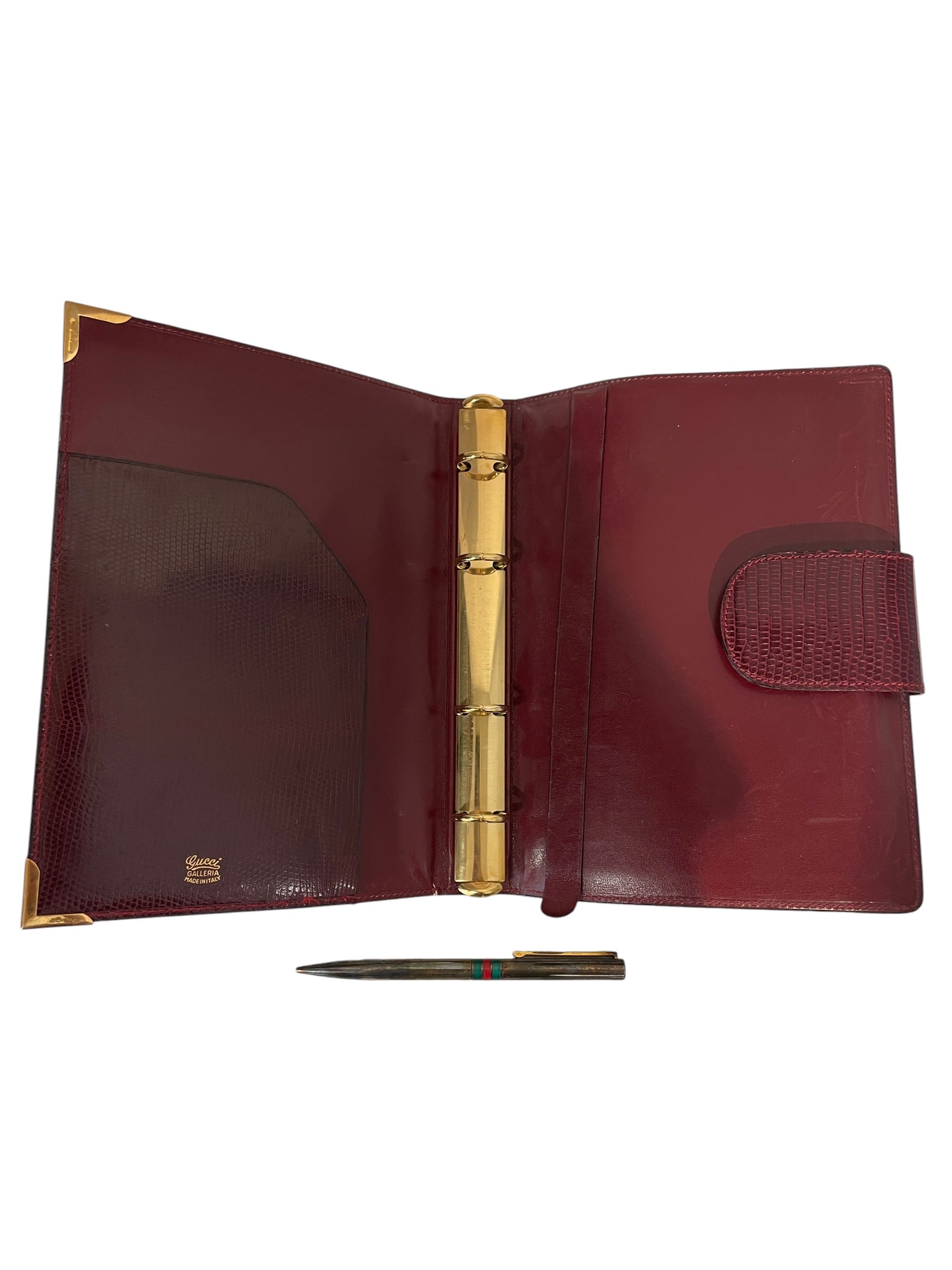 GUCCI/Planner Cover/Leather/BRD/M's/T9WQ4HD view 3