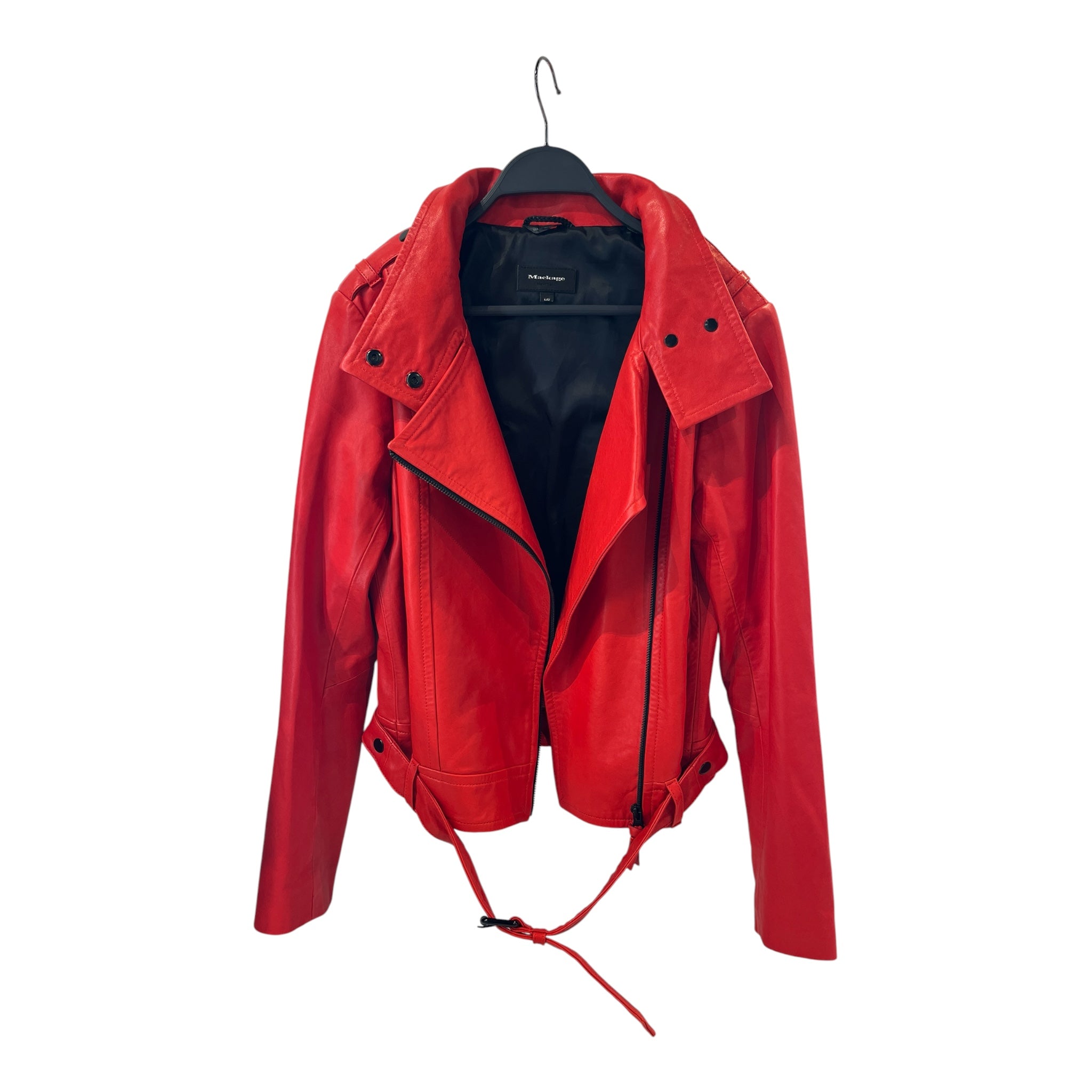 MACKAGE/Fleece Jkt/L/Leather/RED/ view 1