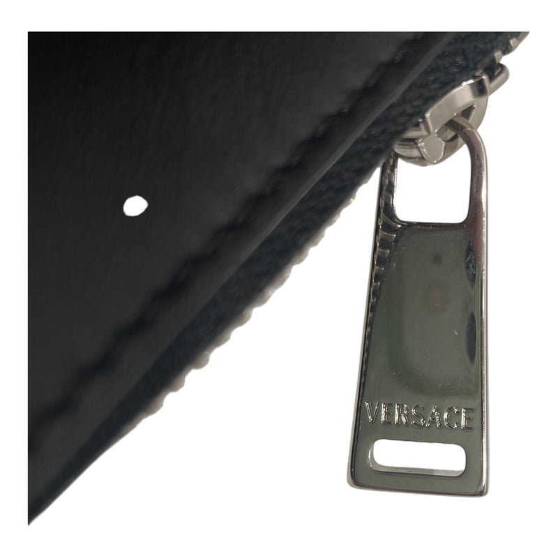 VERSACE/Cross Body Bag/Leather/BLK/MODULAR MESSENGER