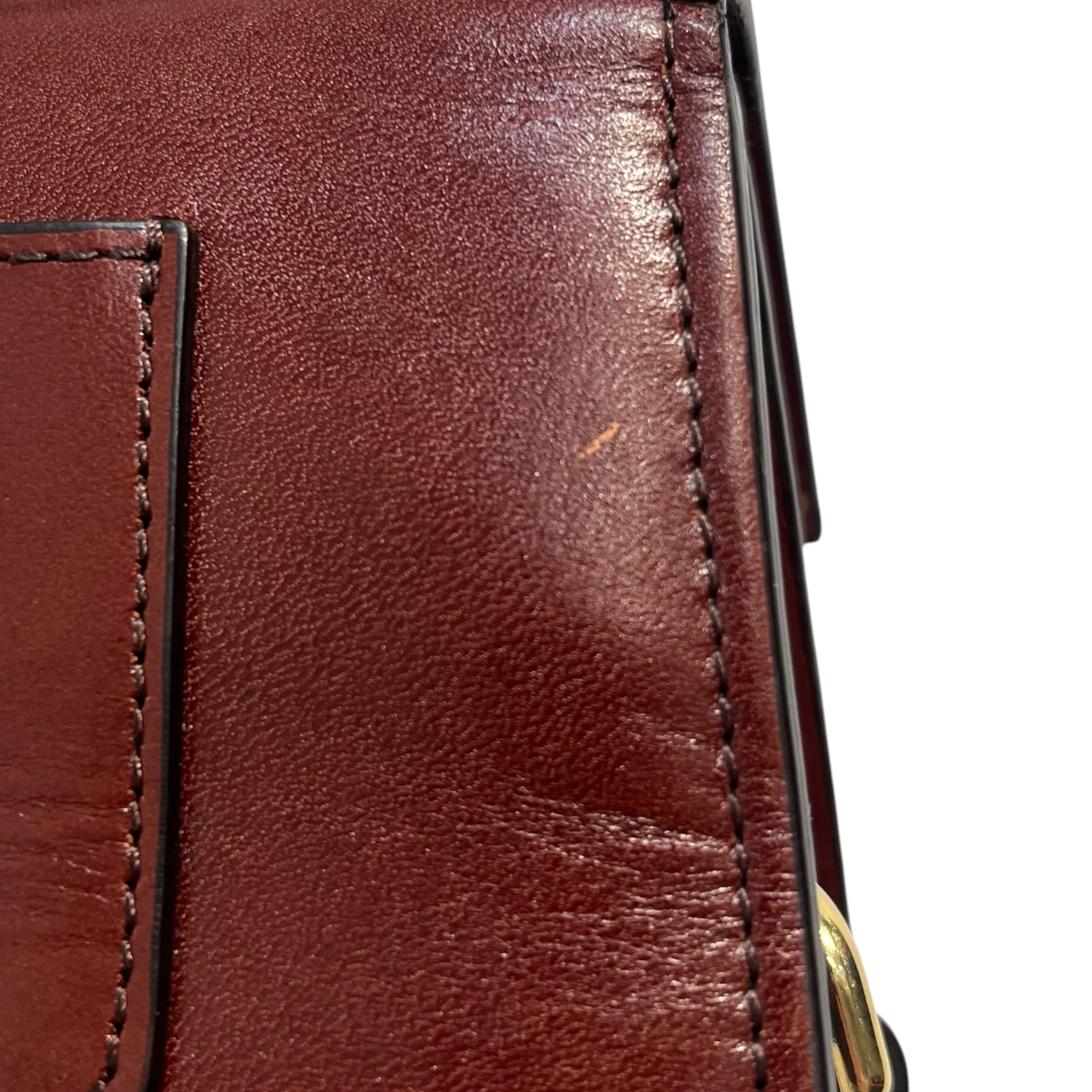 JACQUEMUS/Cross Body Bag/Leather/BRW/LE BAMBINO GOLD HARDWARE view 9