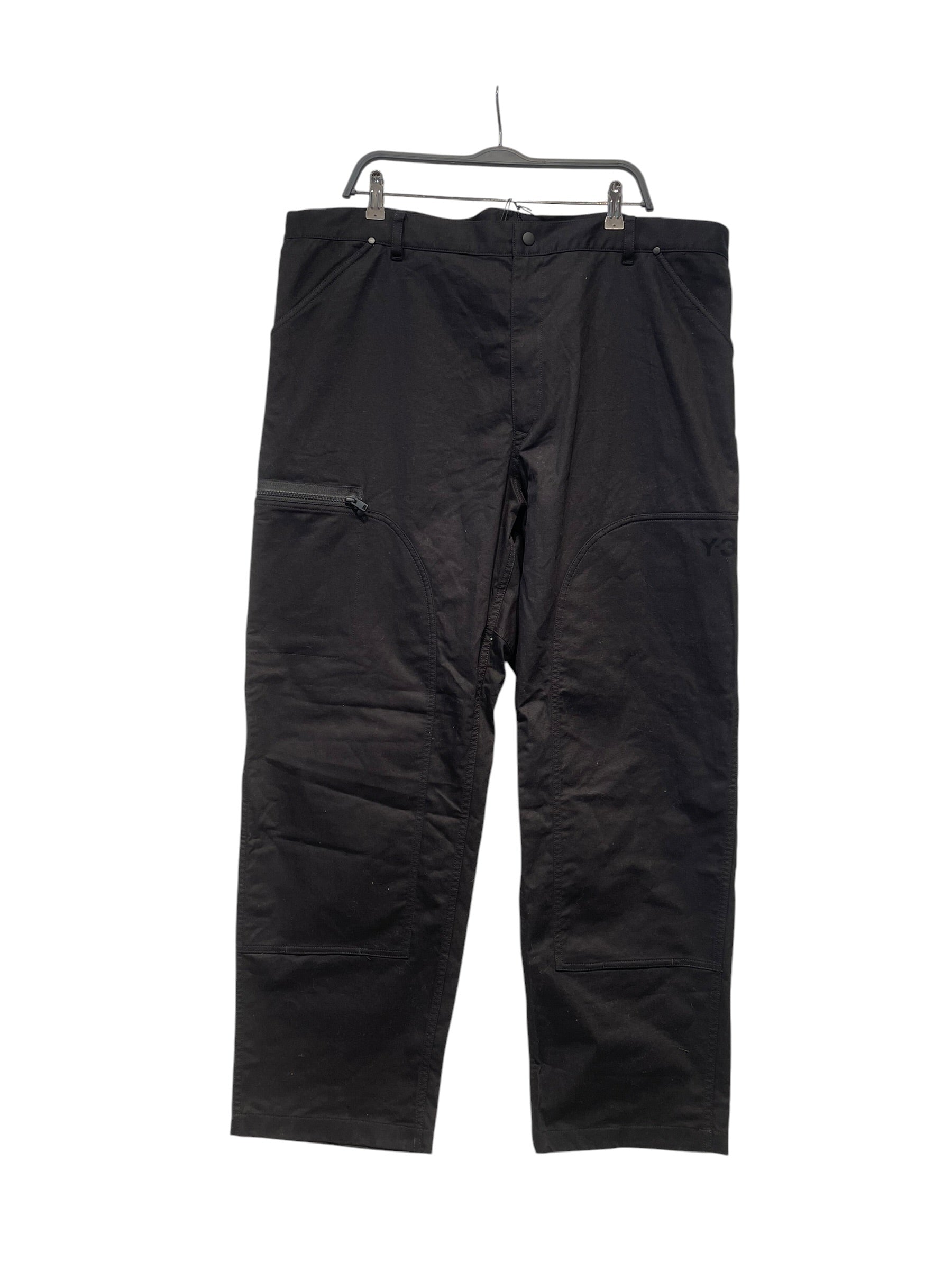 Y-3/Pants/L/Cotton/BLK/BACK BUCKLE DETAIL view 1