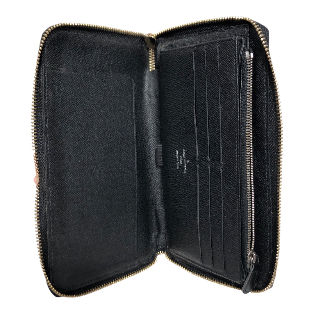 LOUIS VUITTON/Long Wallet/Glen Check/Leather/GRY/L's/Long Zip Wallet view 4