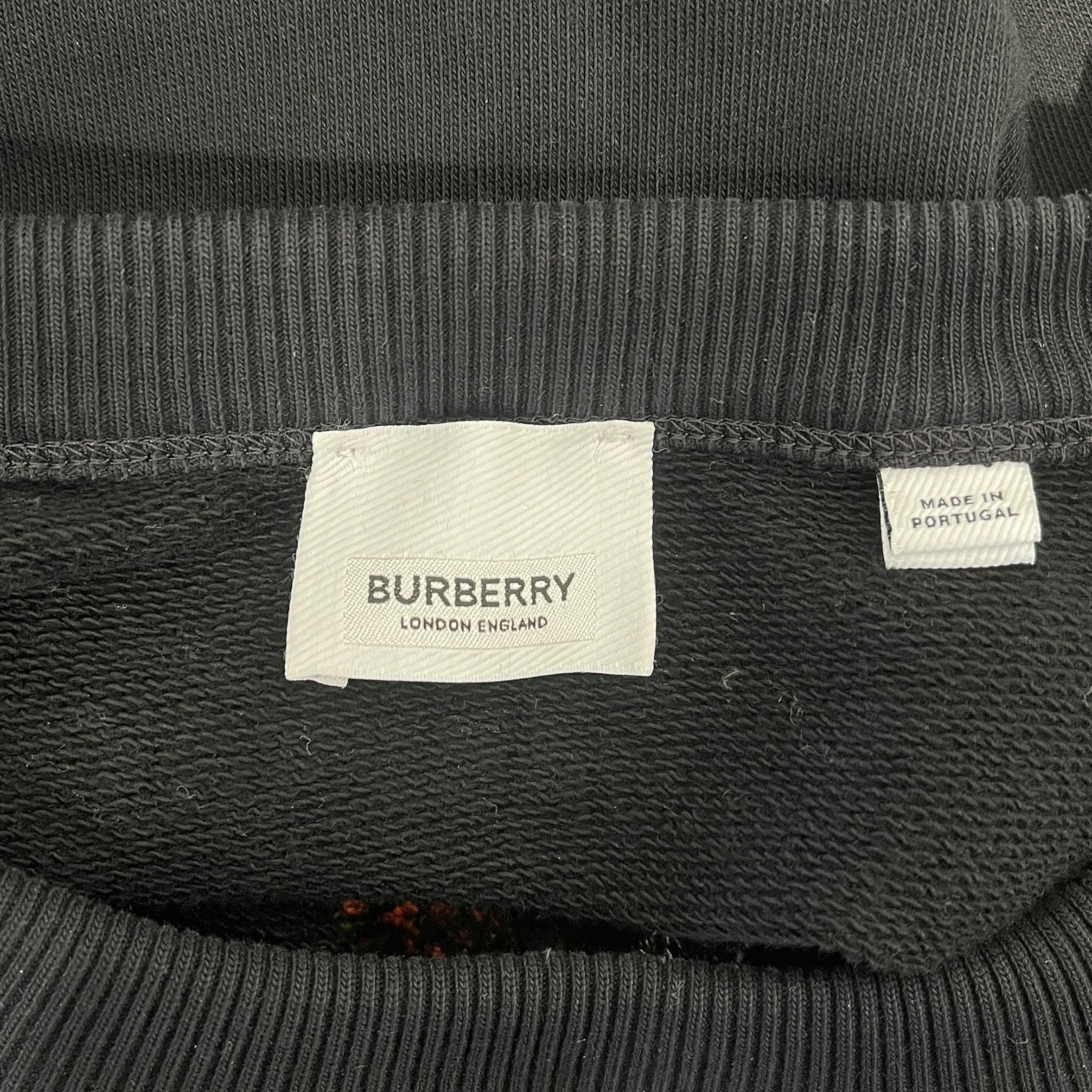 BURBERRY LONDON/Sweatshirt/XL/Graphic/Cotton/BLK/EMBROIDERED MERMAIDS view 3