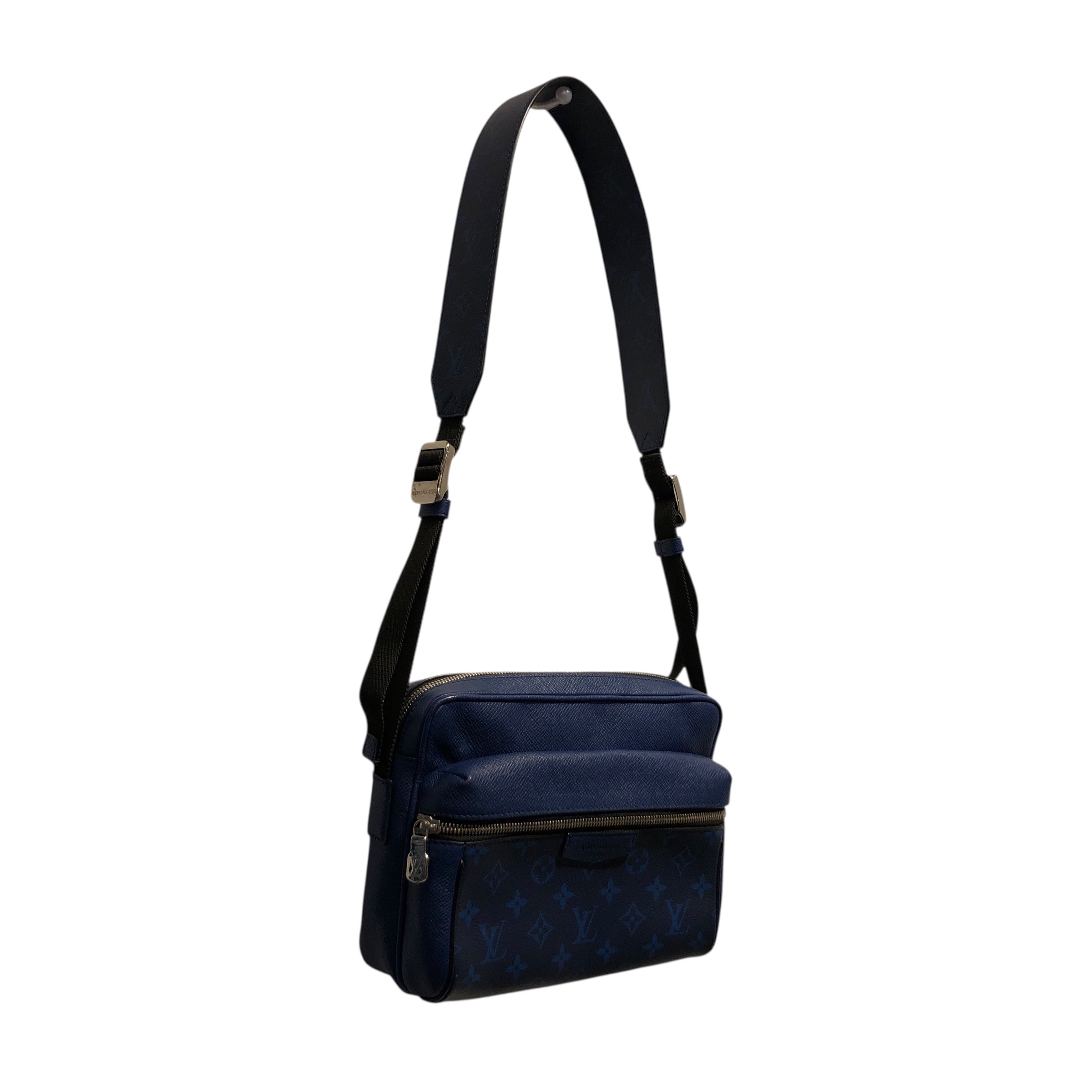 LOUIS VUITTON/Cross Body Bag/Monogram/Leather/BLU/FO0251 view 3