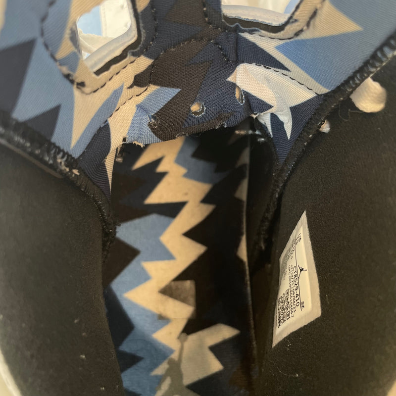 Jordan/Hi-Sneakers/US 13/Leather/BLU/RETRO 6 UNC BLU CAROLINAS