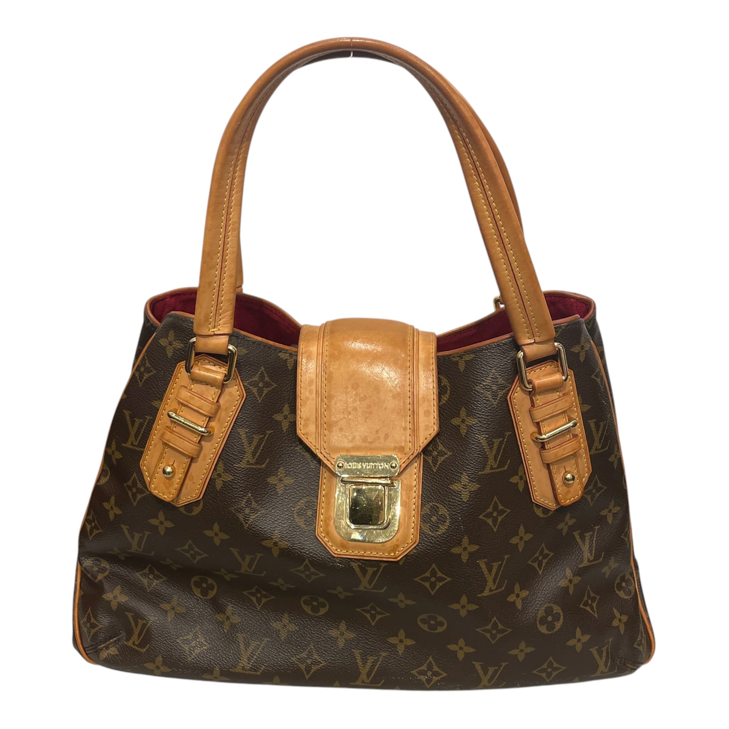 LOUIS VUITTON/Hand Bag/Monogram/Leather/BRW/GRIET HANDBAG view 1