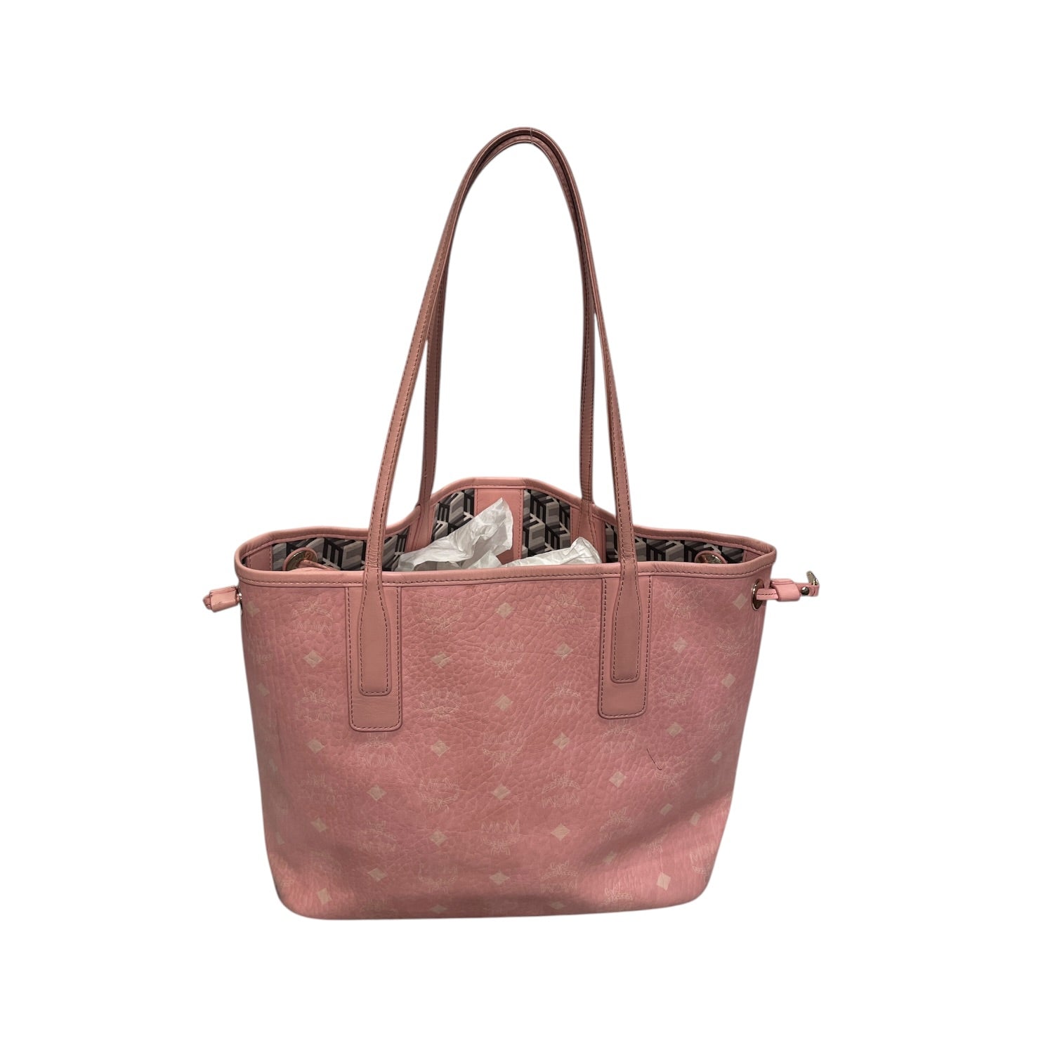 MCM/Bag/Monogram/Leather/PNK/LIZ SHOPPER IN VISETOS view 2