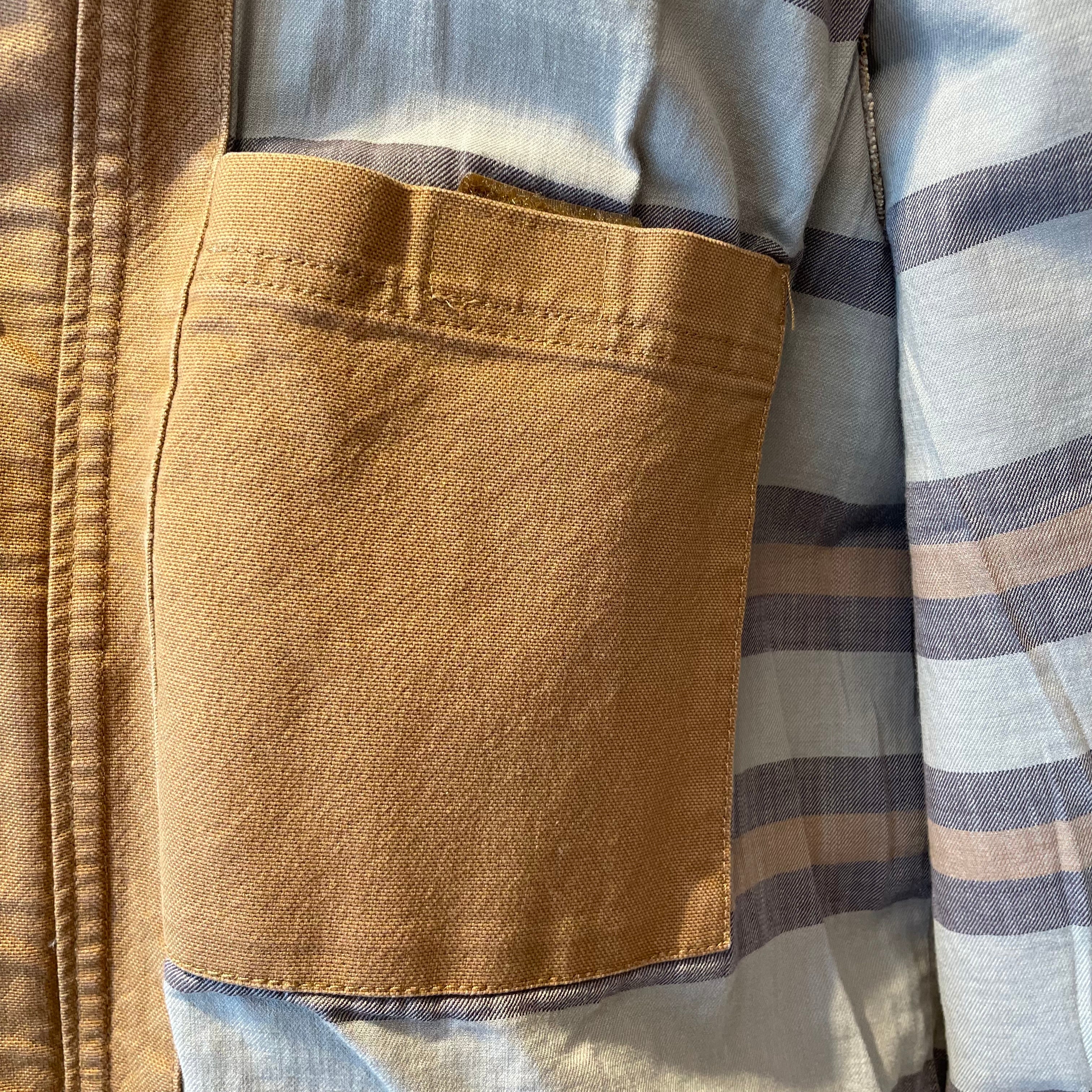 Carhartt/Jacket/M/Denim/CML/blk neck lining view 3