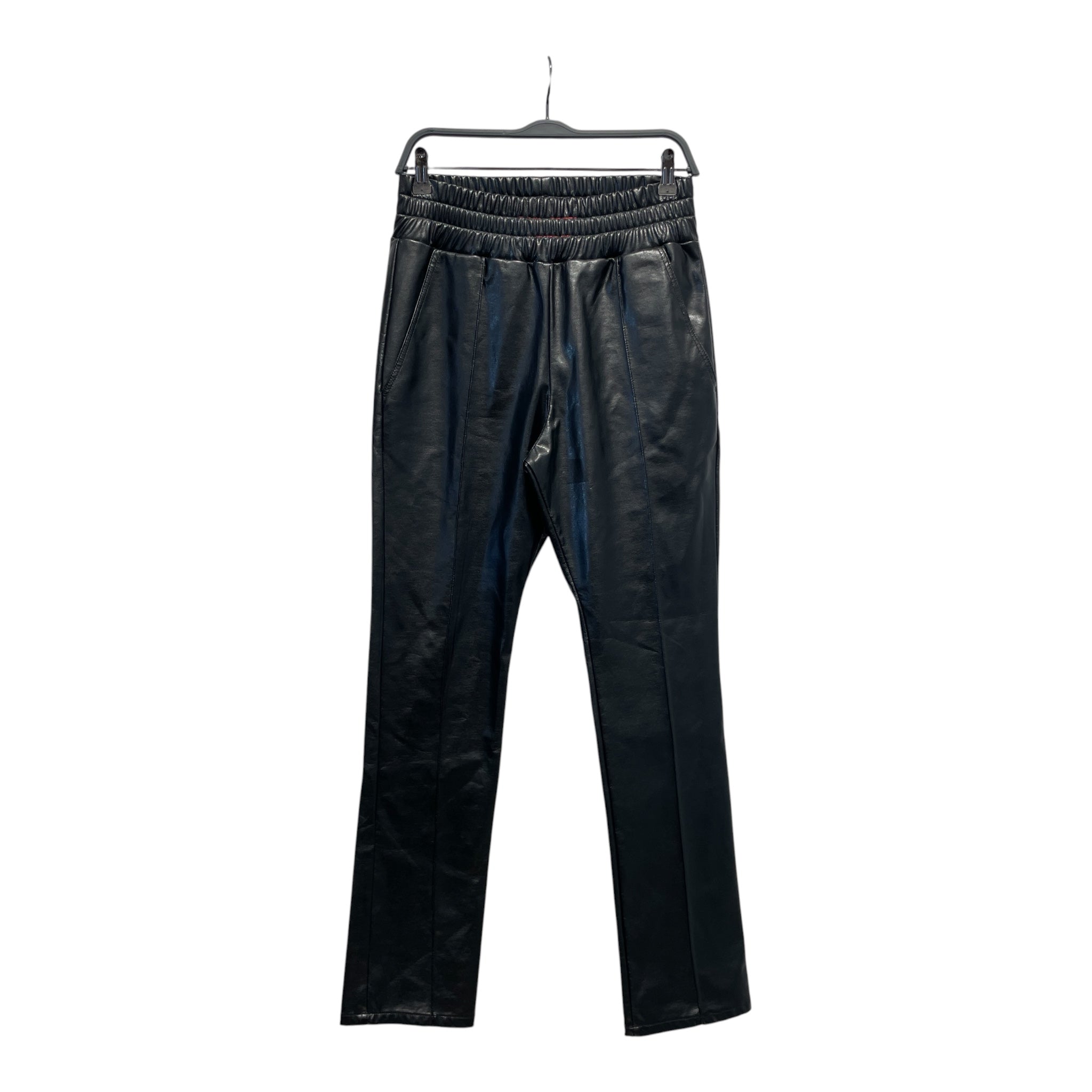 Seventh Heaven/Straight Pants/S/Faux Leather/BLK/TROUSERS RED LINE view 1
