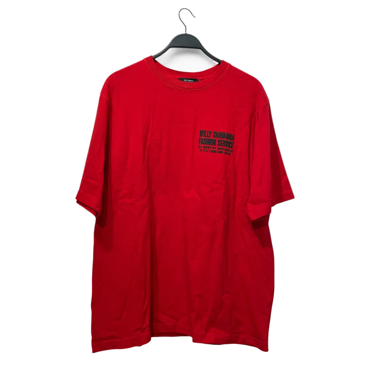WILLY CHAVARRIA/T-Shirt/XL/Cotton/RED/FASHION SERVICES view 1