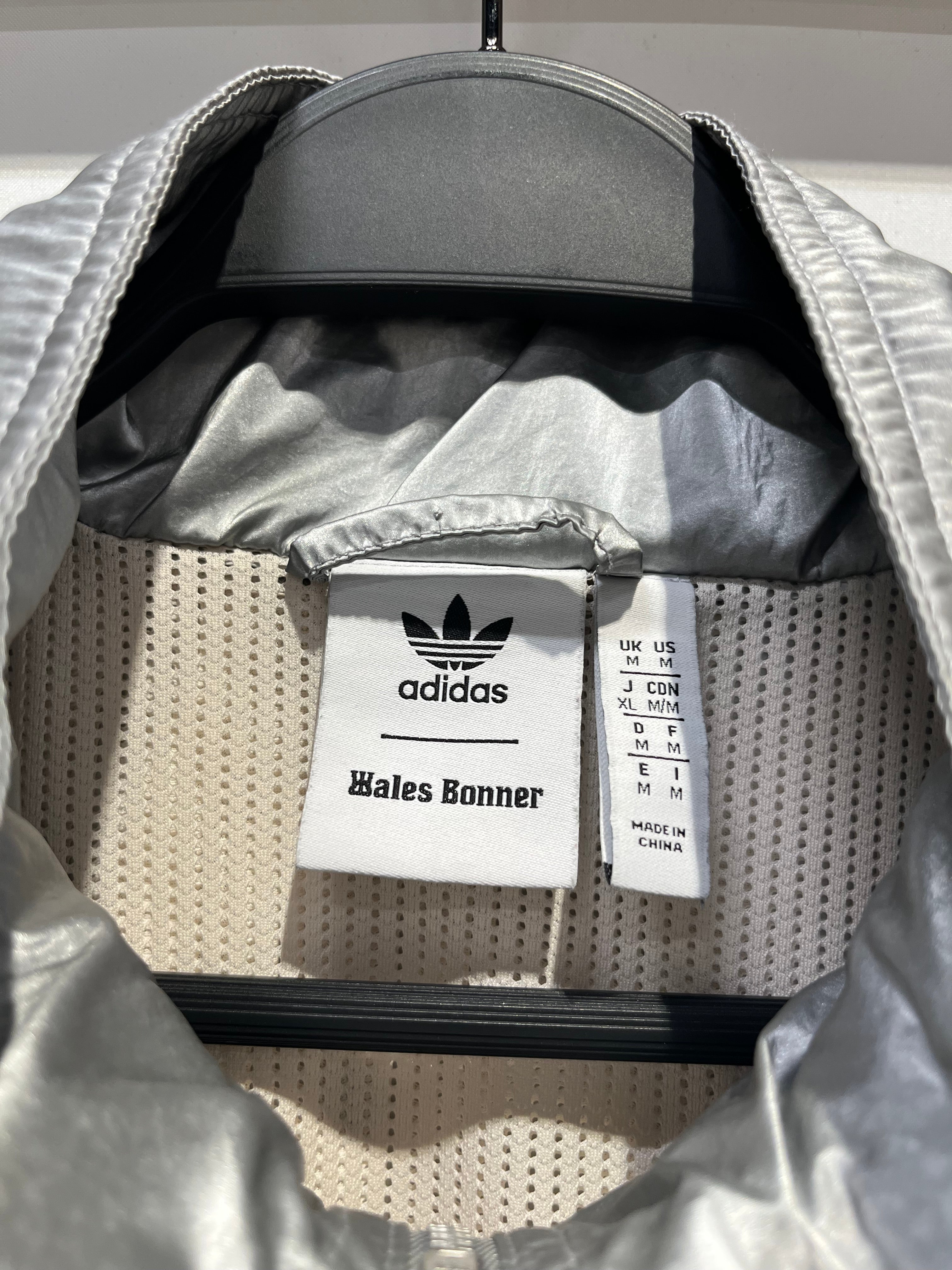 adidas/WALES BONNER/Jacket/M/Polyester/SLV/SILVER ANORAK JACKET view 5