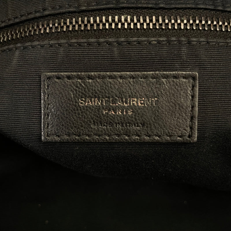 SAINT LAURENT/Tote Bag/M/Leather/GRY/NIKE CRINCKLED SHOPPING BAG