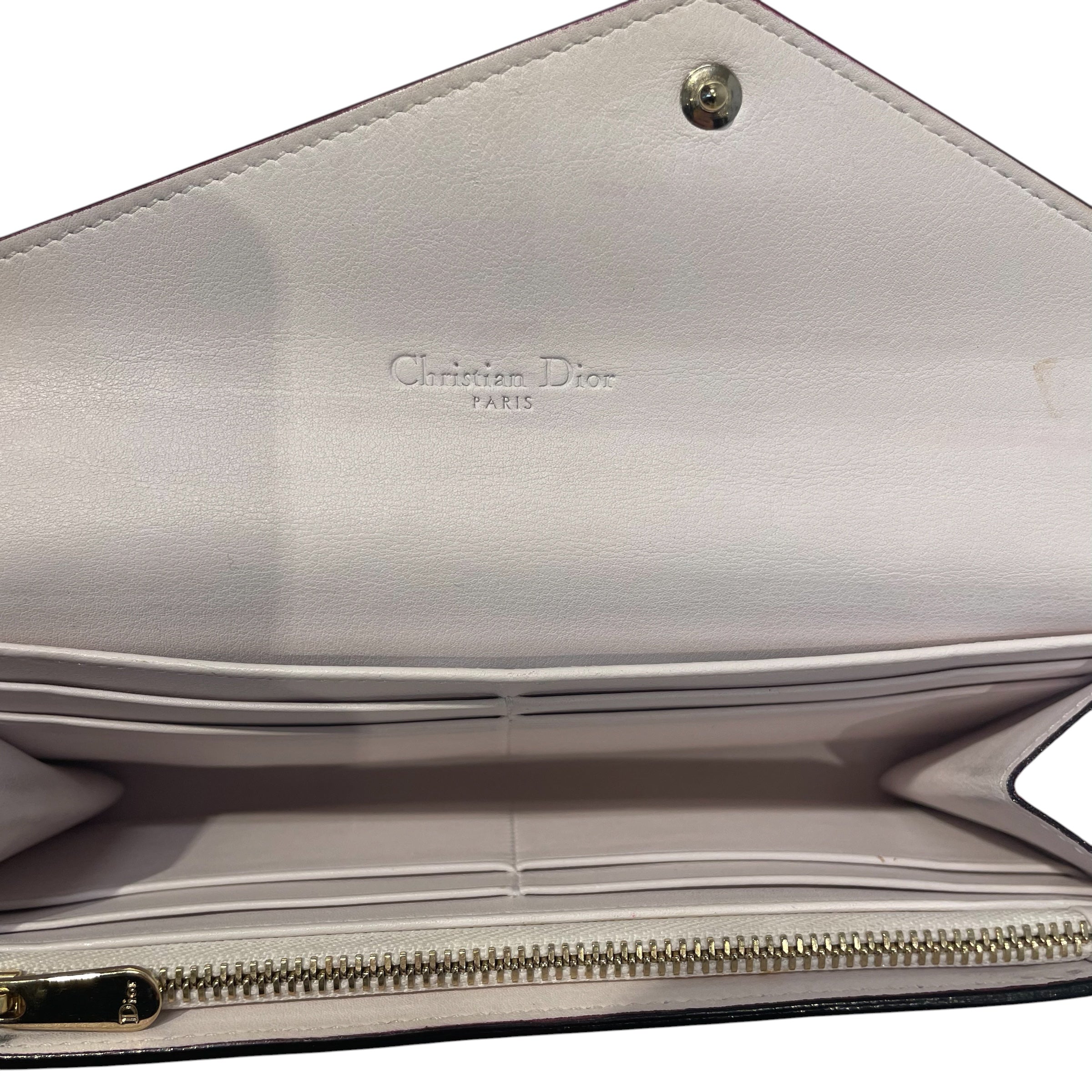 Christian Dior/Wallet/Leather/WHT/L's/6-MA-0156 view 3