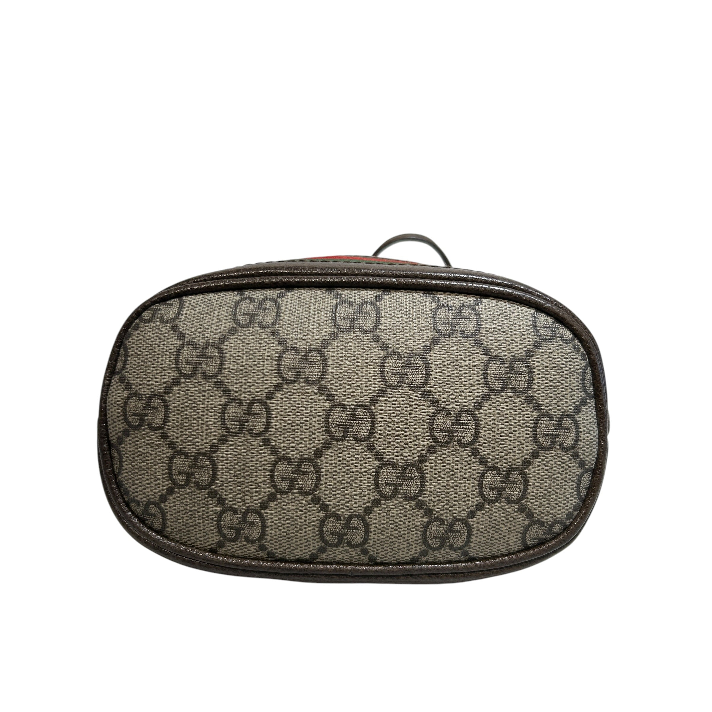 GUCCI/Bag/Monogram/KHK/Small Ophidia Bucket view 3