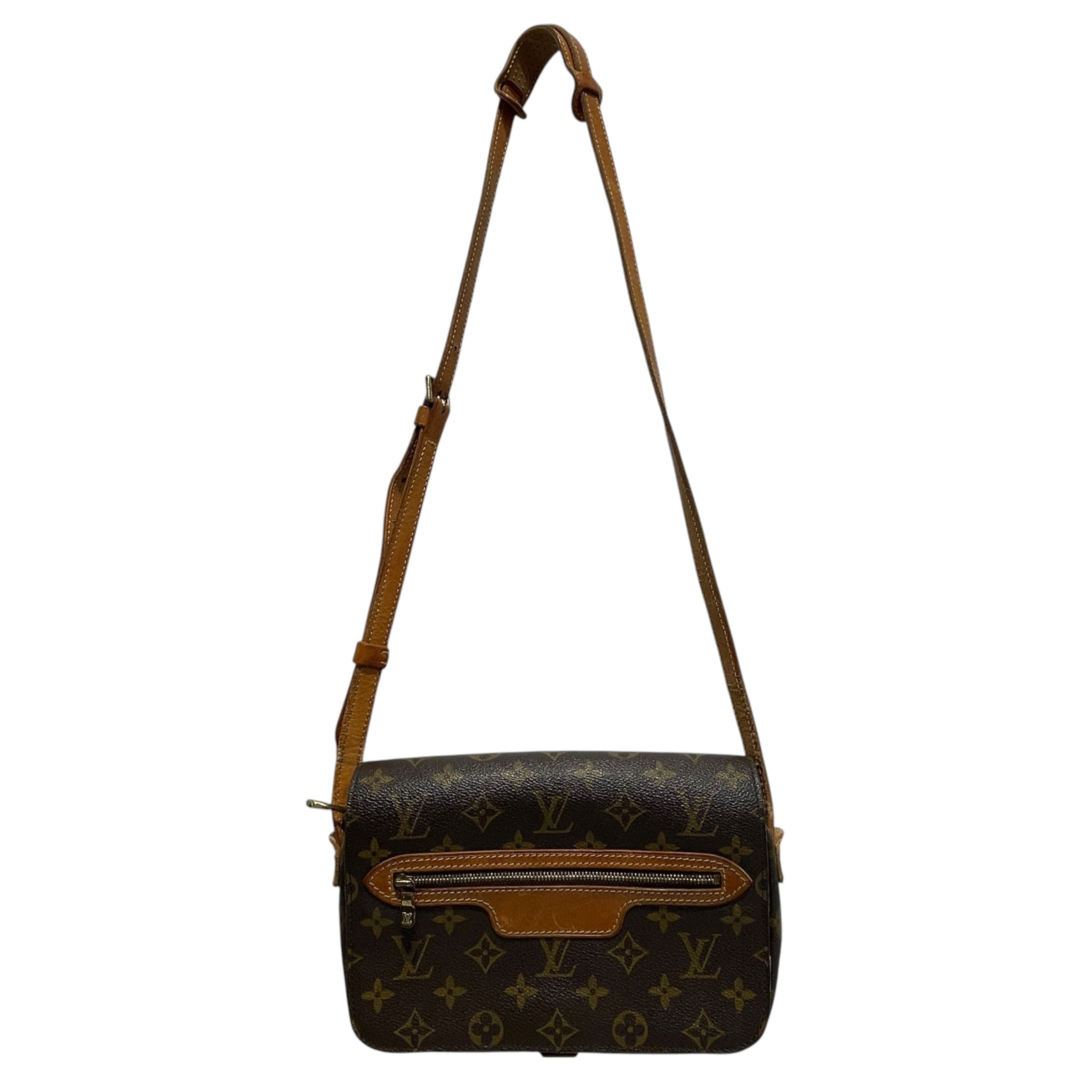LOUIS VUITTON/Cross Body Bag/Monogram/Leather/BRW/Saint Germain 24 view 1